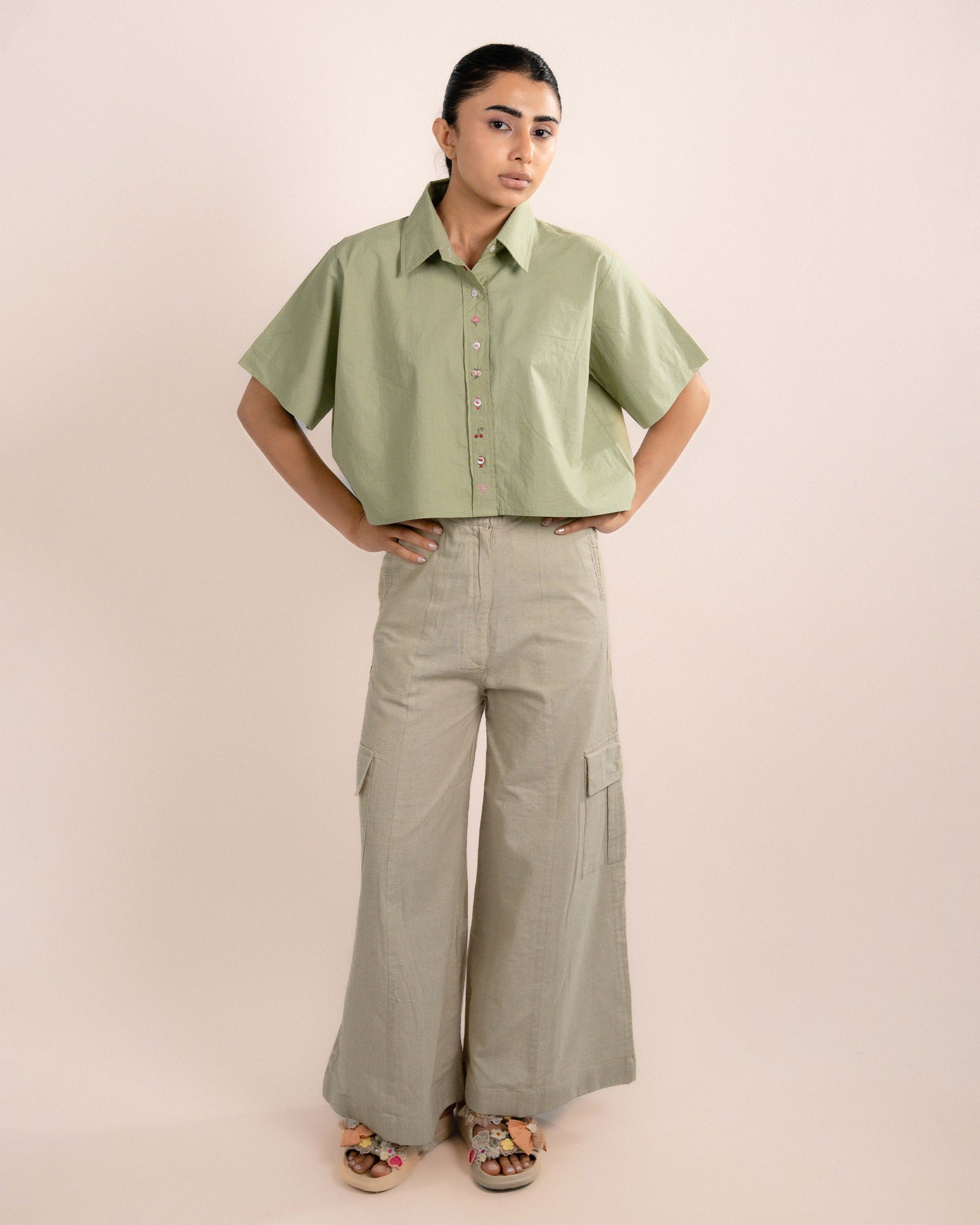 Sia Shirt - Pale Green