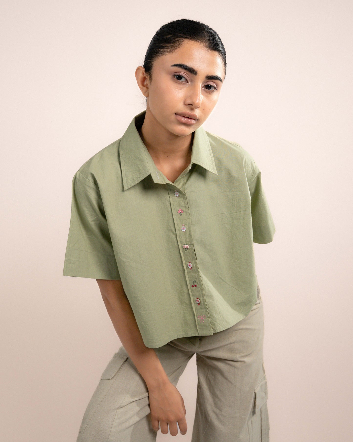 Sia Shirt - Pale Green