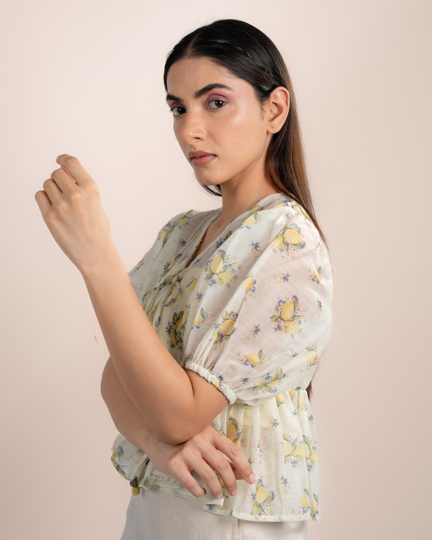 Noe Tube Top + Top - Lemon Yellow Print