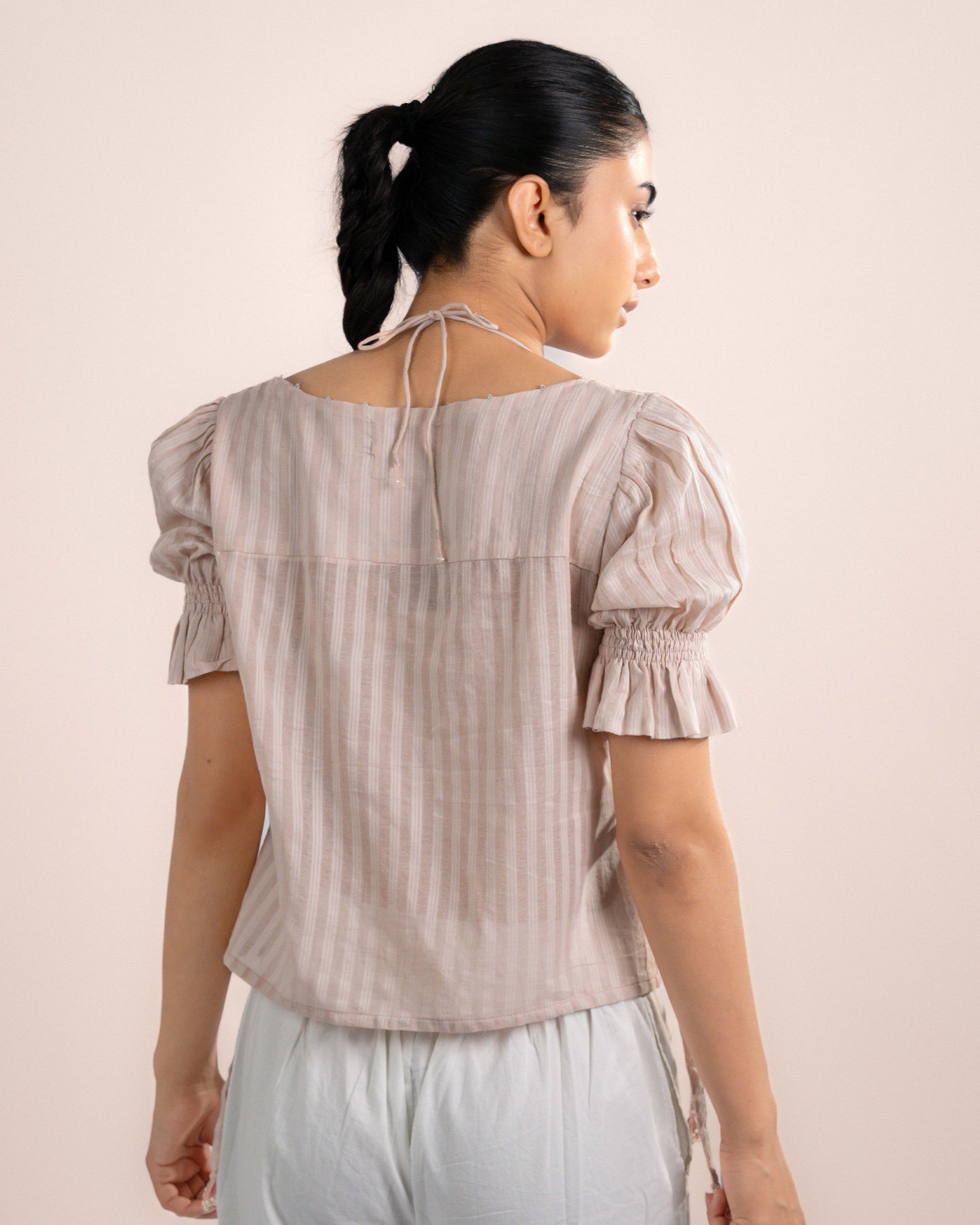 Koi Tube Top + Top - Flamingo Pink Strips