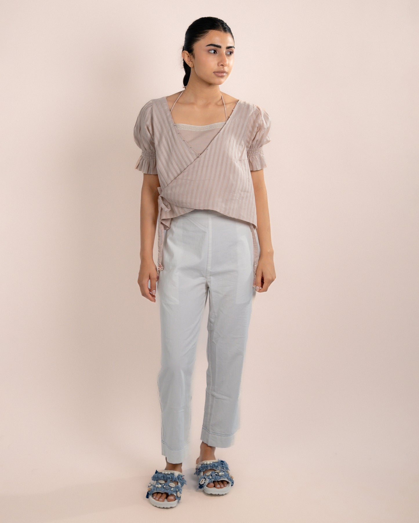 Koi Tube Top + Top - Flamingo Pink Strips