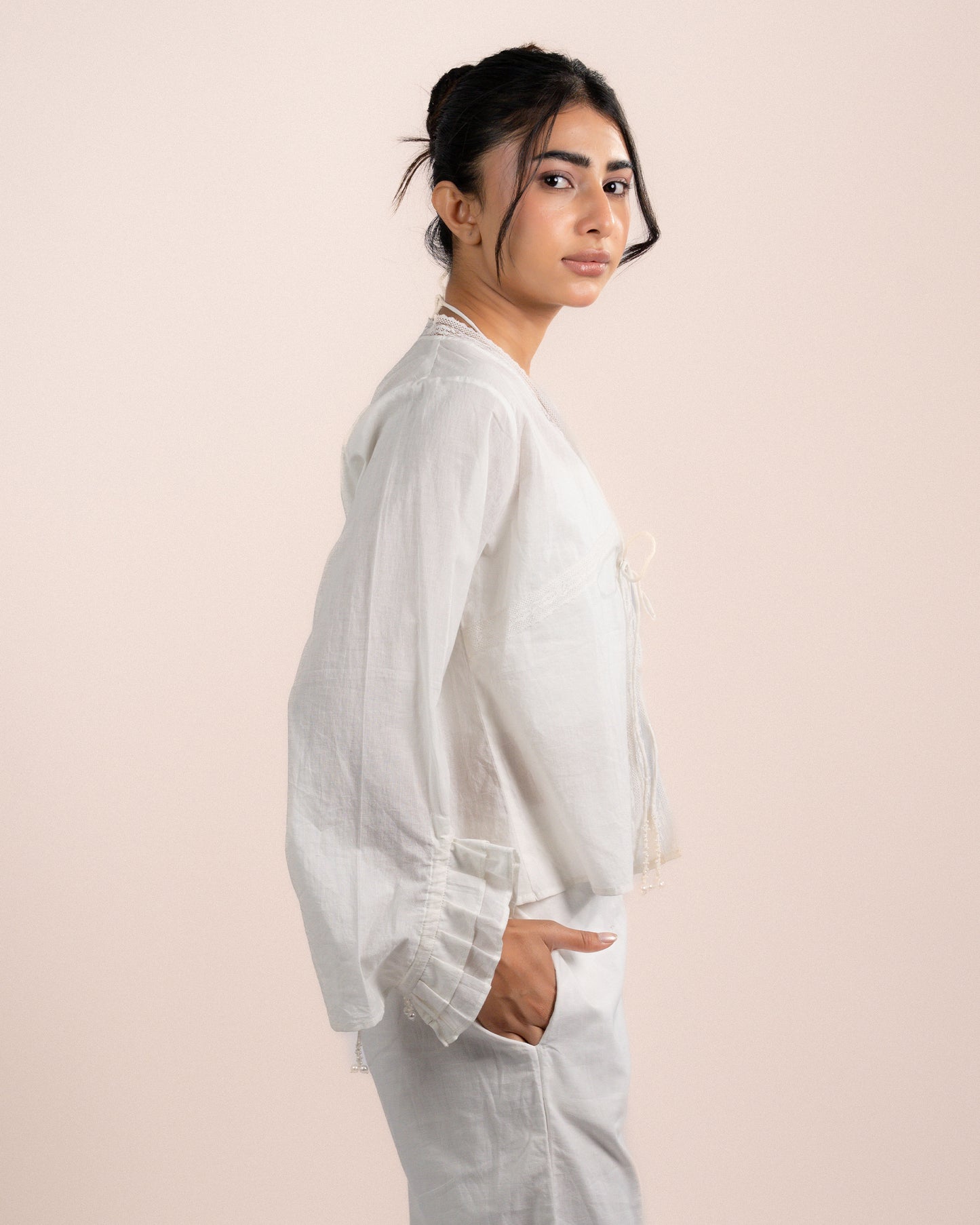 Lior Tube Top + Top - White