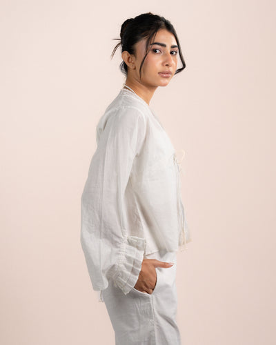 Lior Tube Top + Top - White