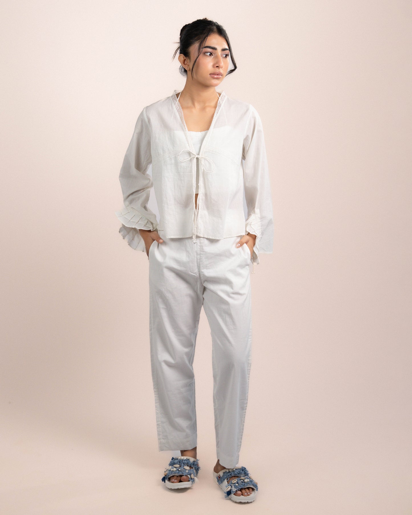 Lior Tube Top + Top - White