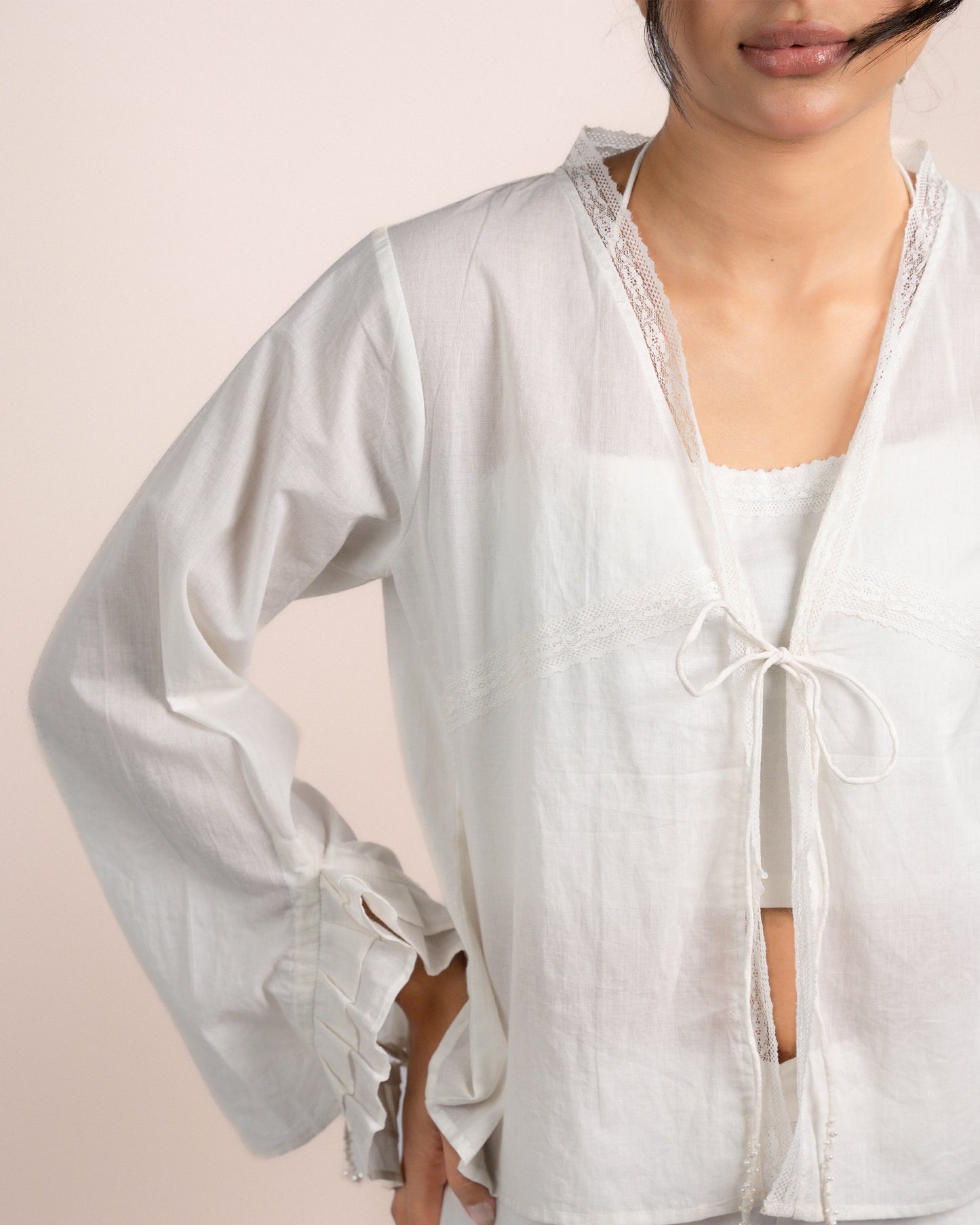 Lior Tube Top + Top - White