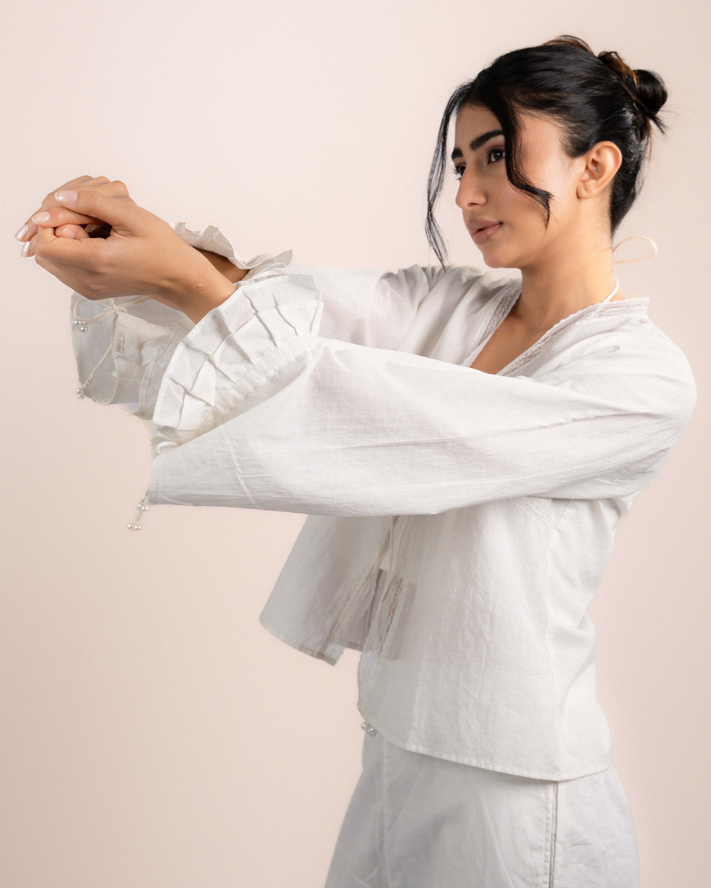 Lior Tube Top + Top - White