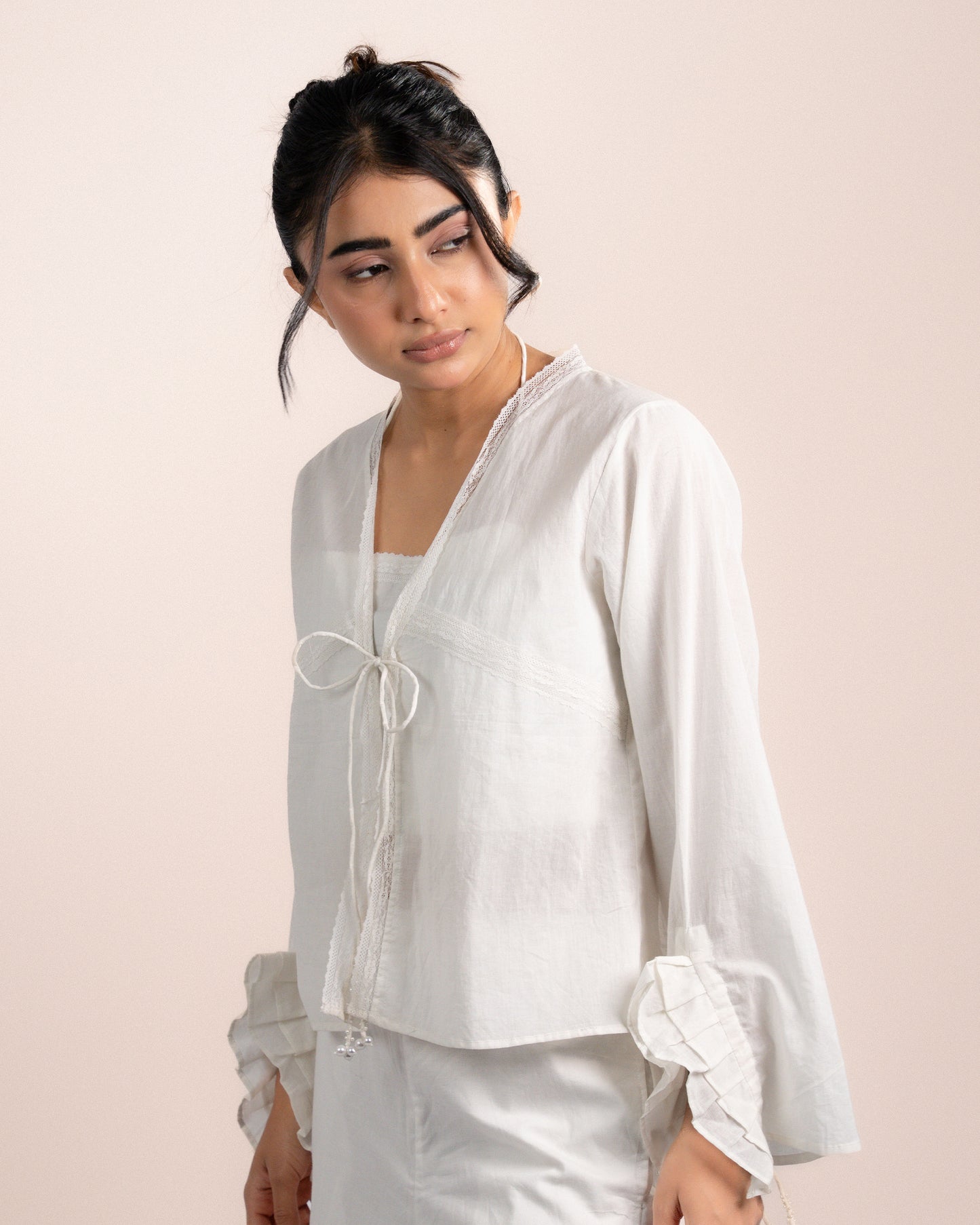 Lior Tube Top + Top - White