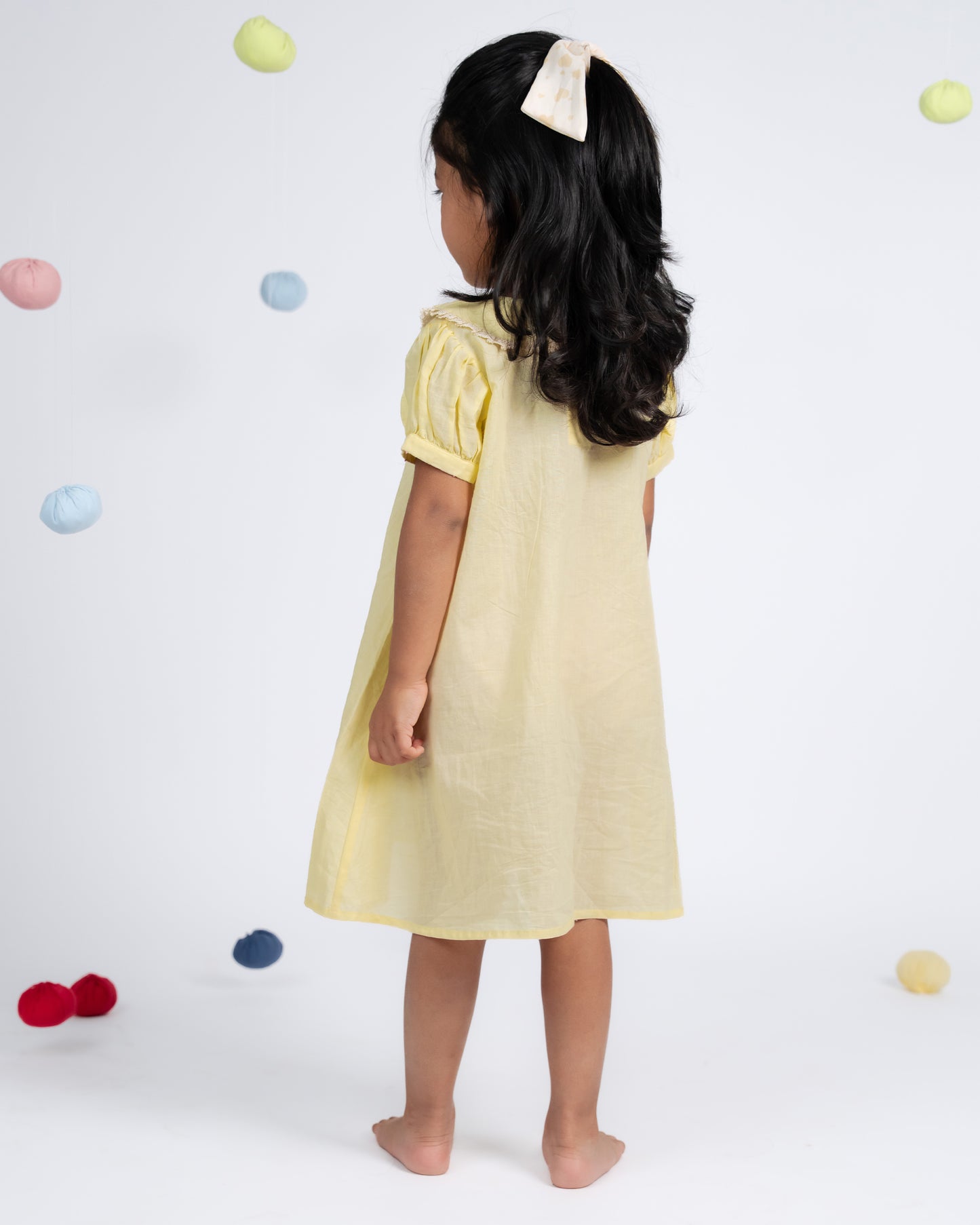 Daisy Dress - Lemon Yellow