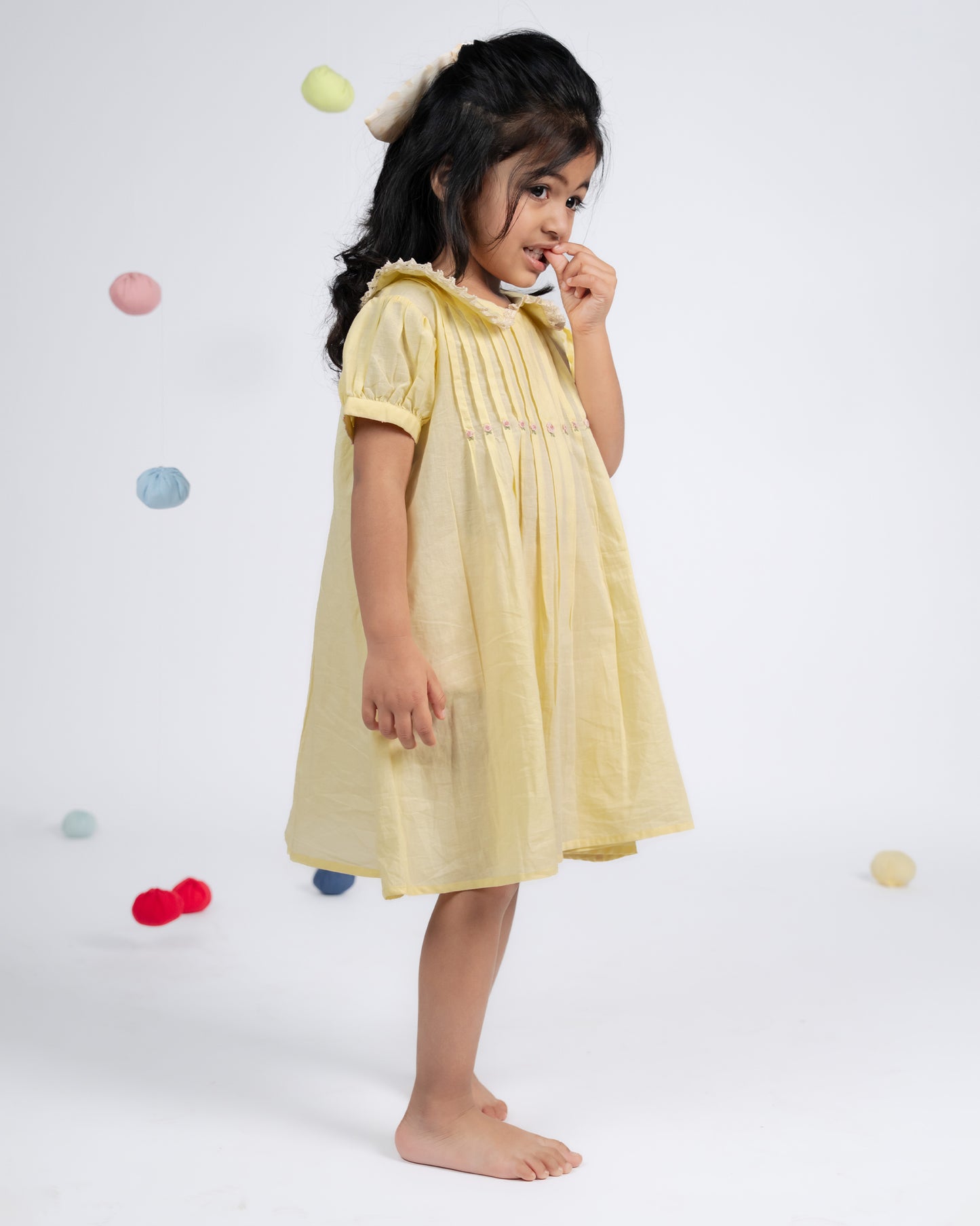 Daisy Dress - Lemon Yellow