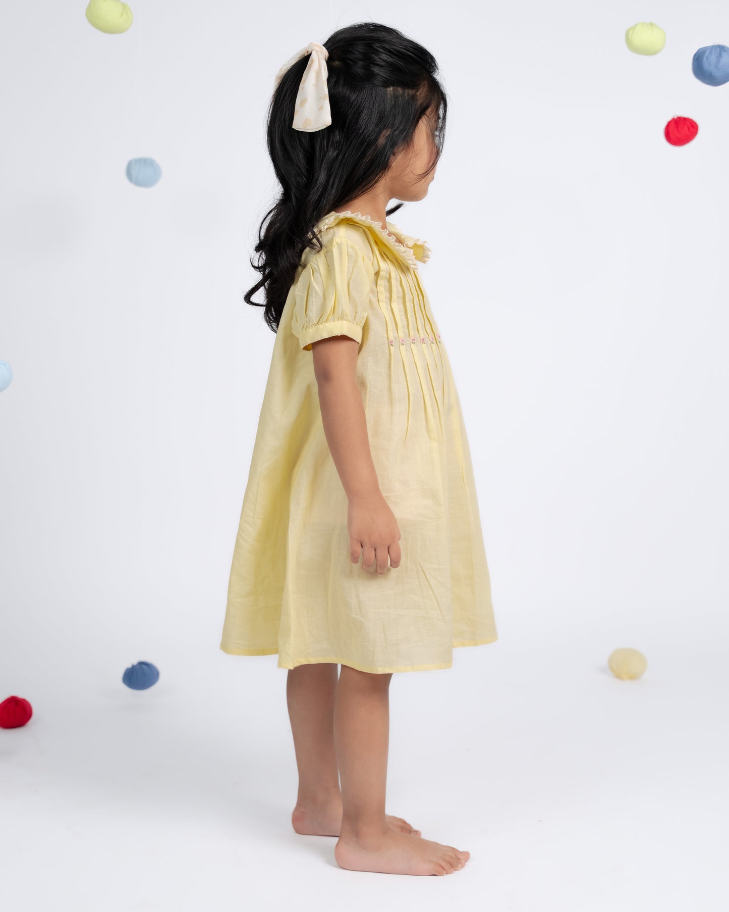 Daisy Dress - Lemon Yellow