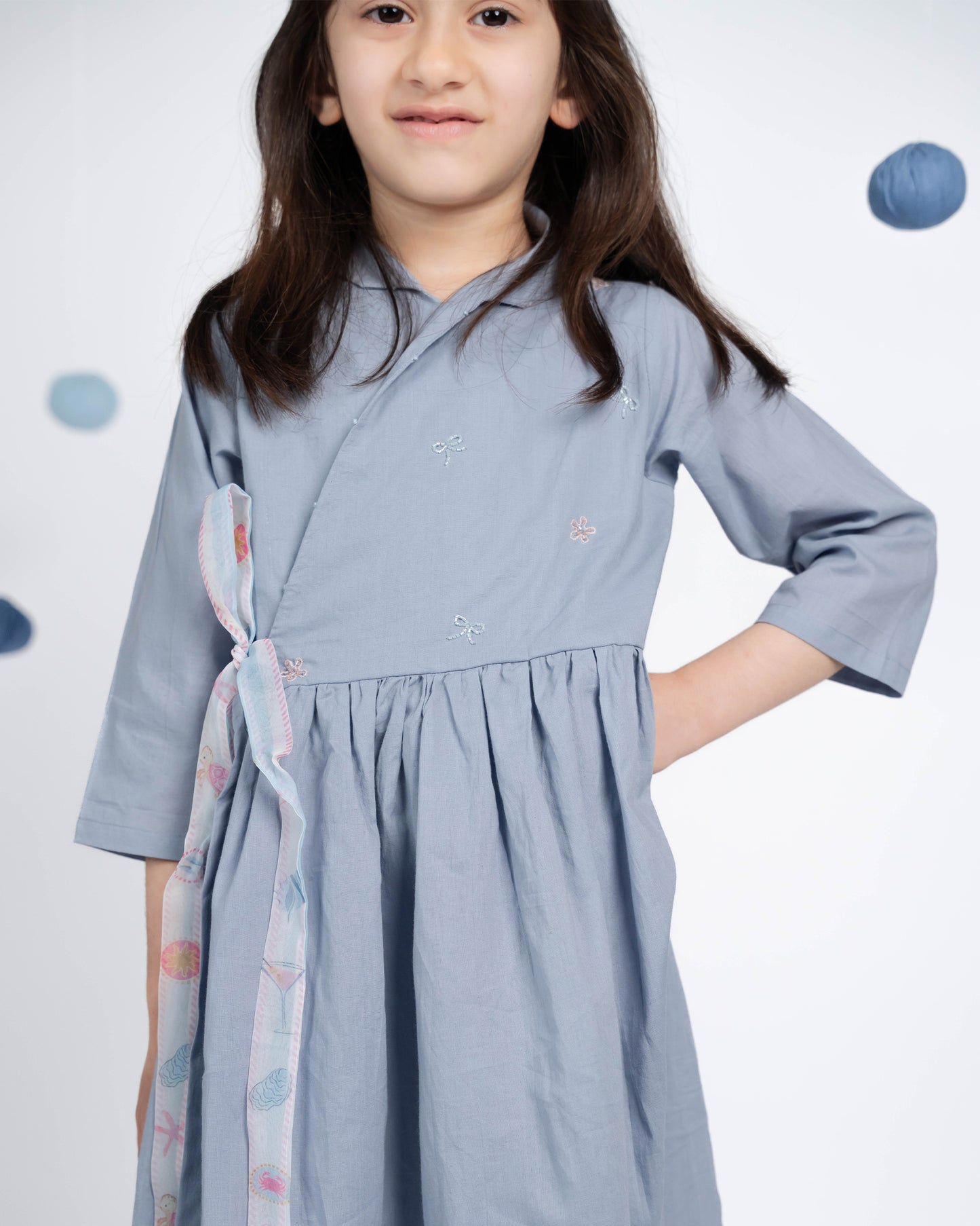 Bella Dress - Baby Blue