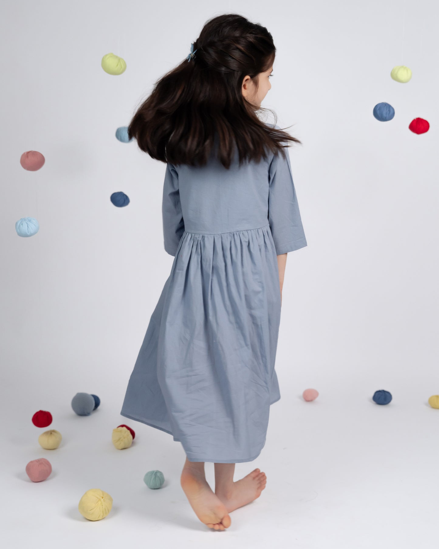 Bella Dress - Baby Blue