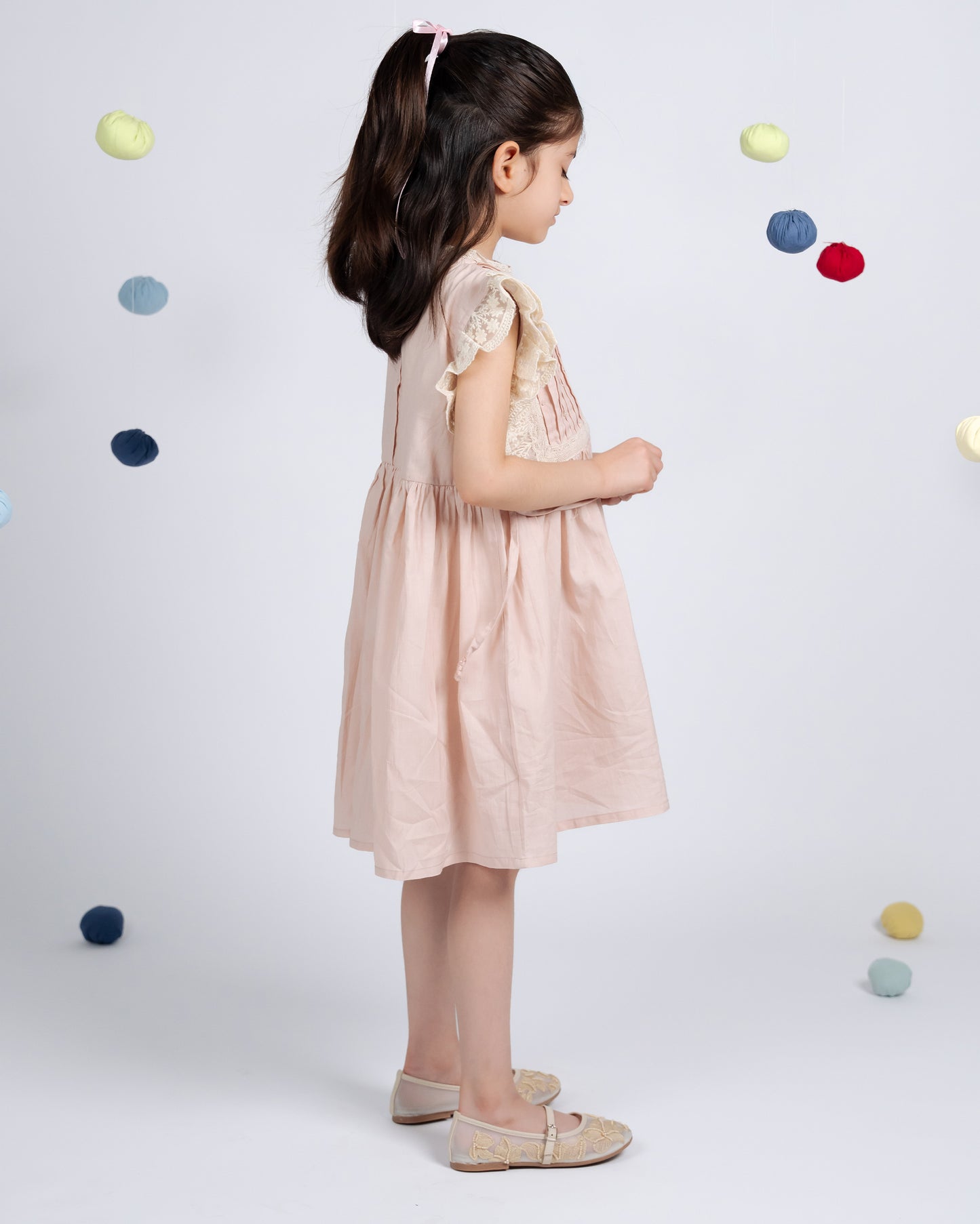 Rosie Dress - Flamingo Pink