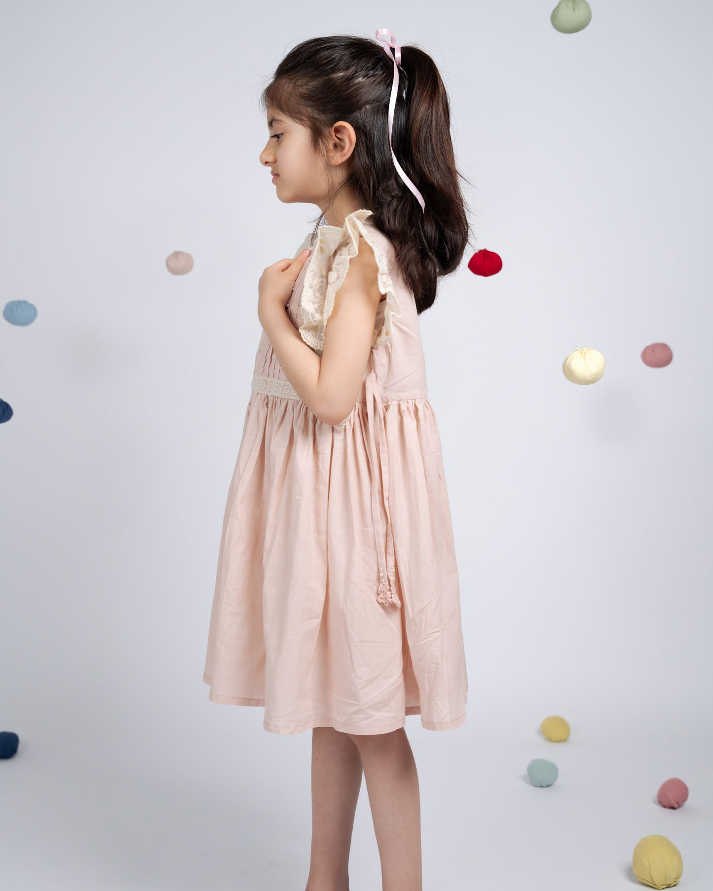 Rosie Dress - Flamingo Pink