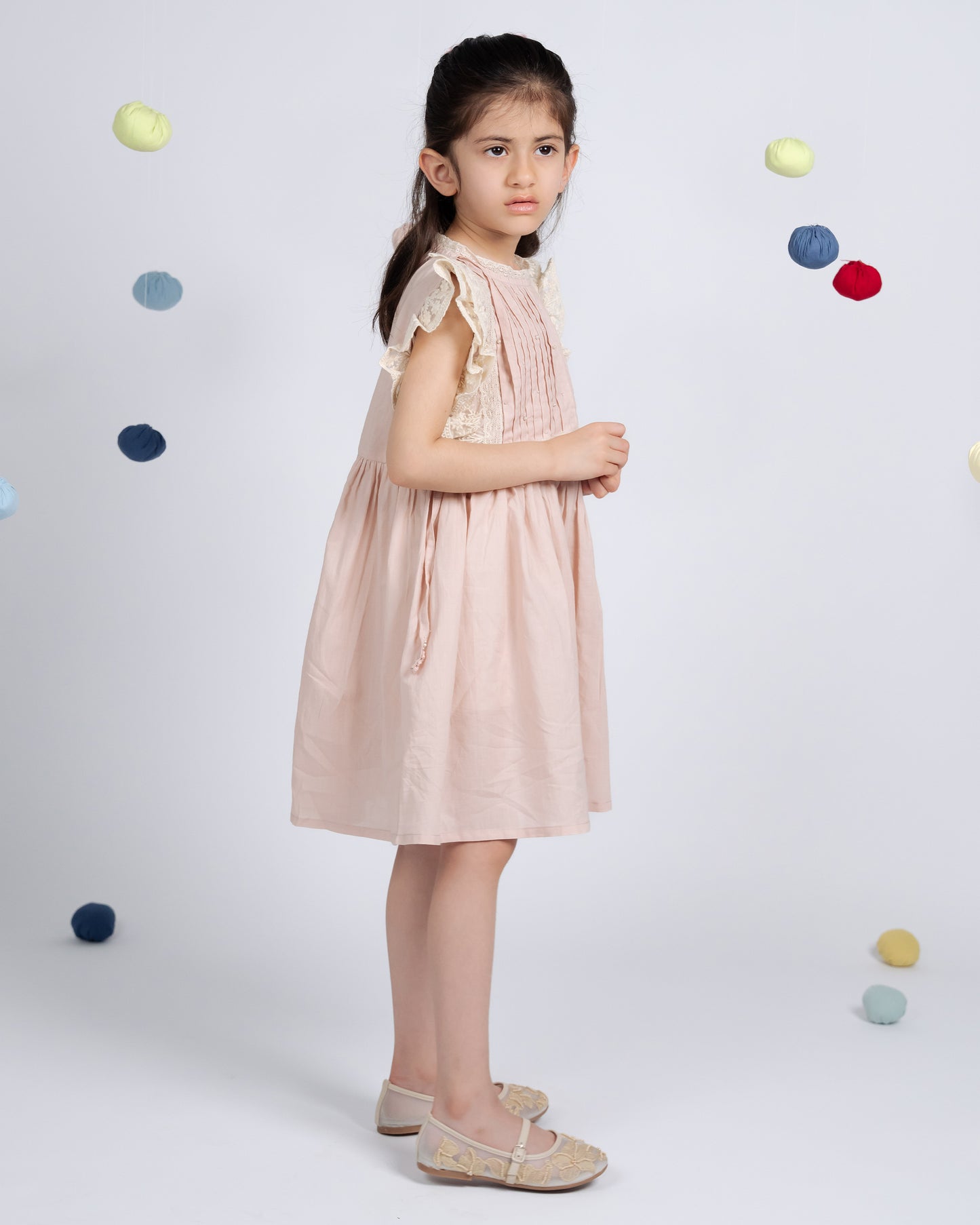 Rosie Dress - Flamingo Pink