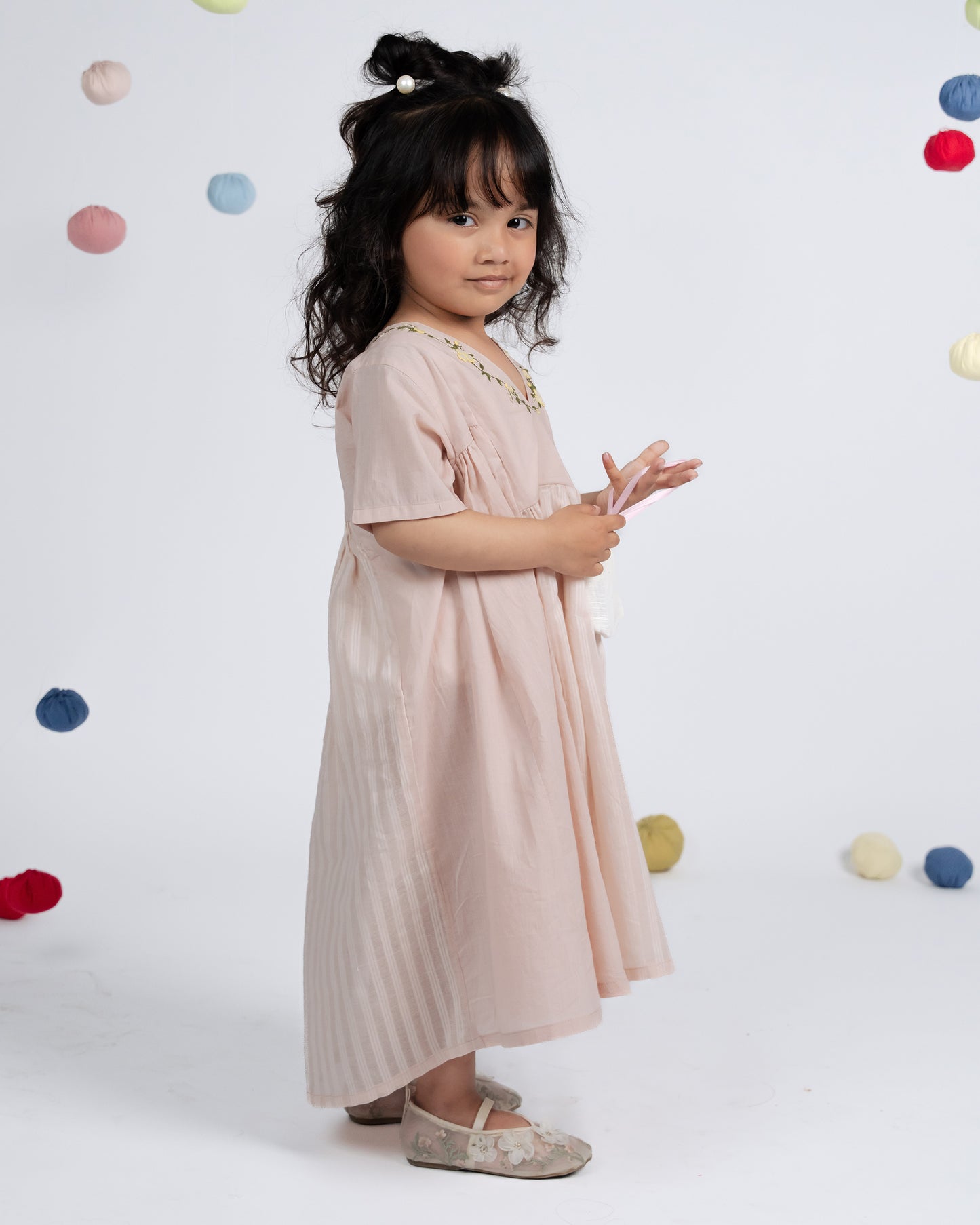 Poppy Dress - Flamingo Pink