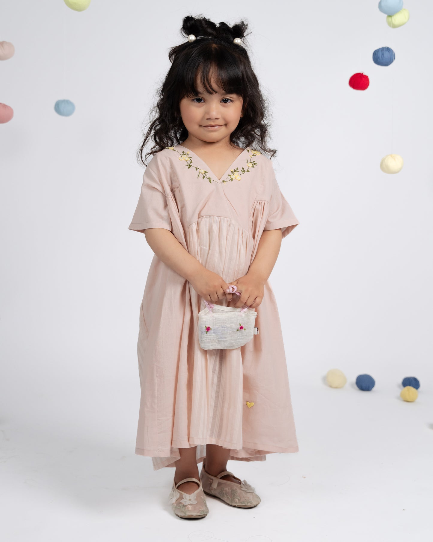 Poppy Dress - Flamingo Pink