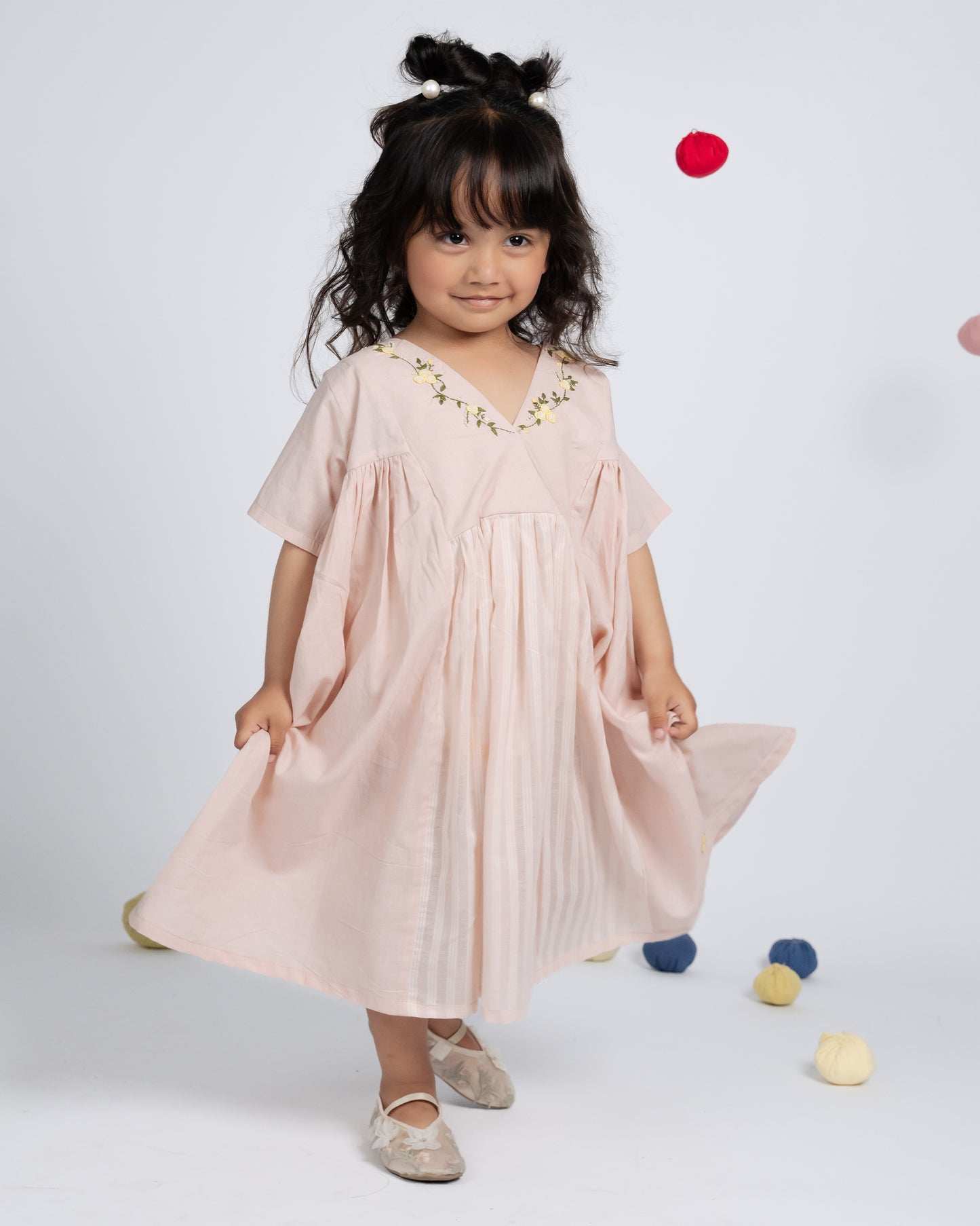 Poppy Dress - Flamingo Pink