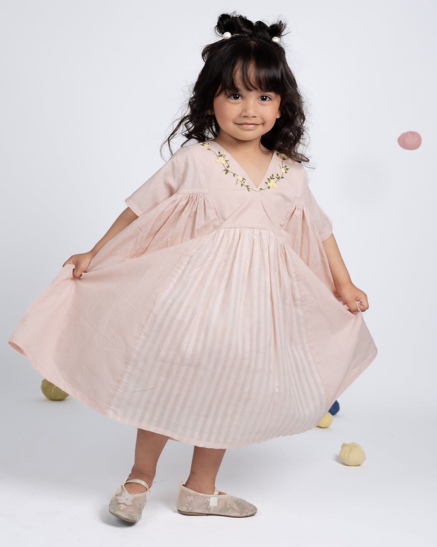 Poppy Dress - Flamingo Pink