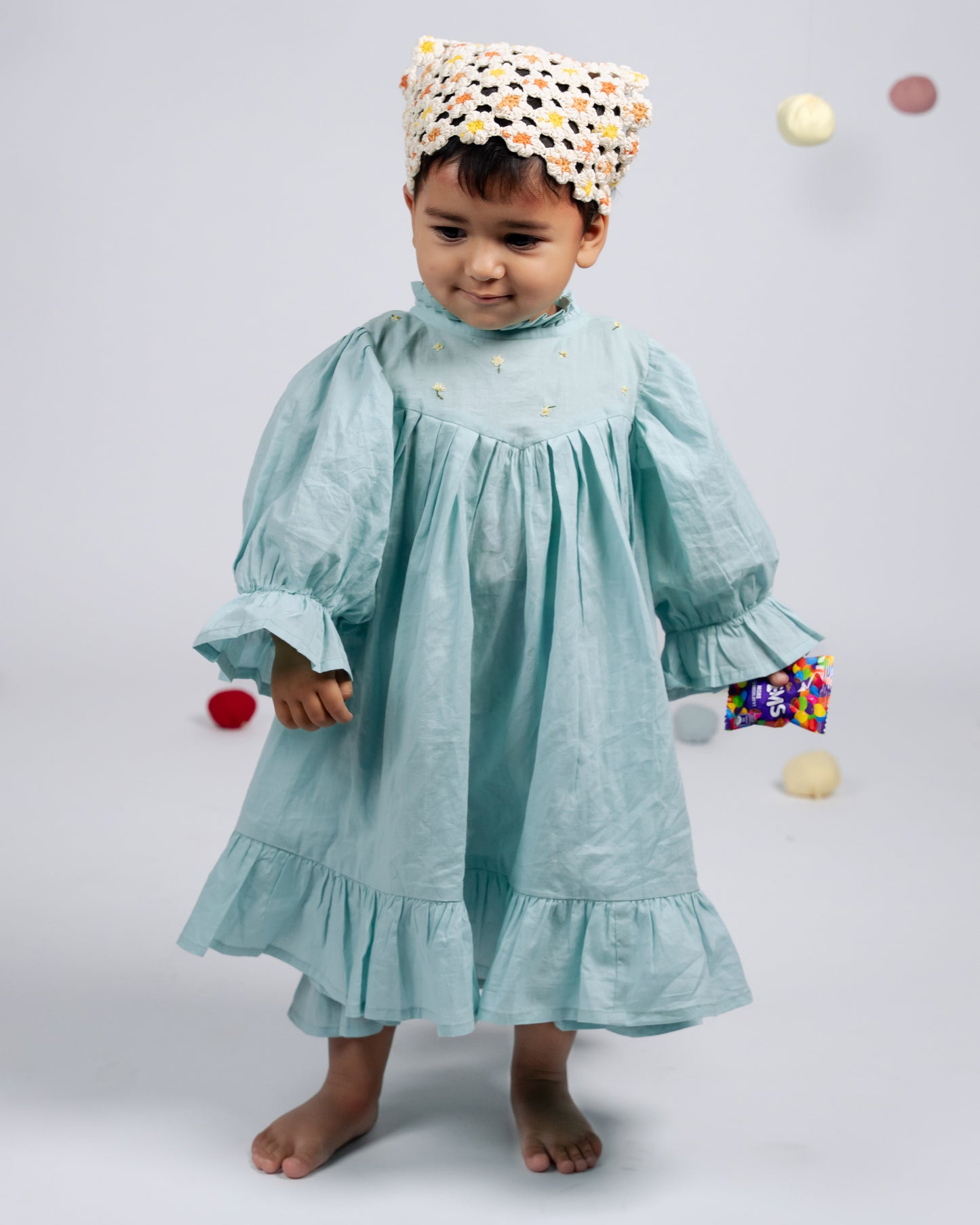 Tilly Dress - Sea Blue