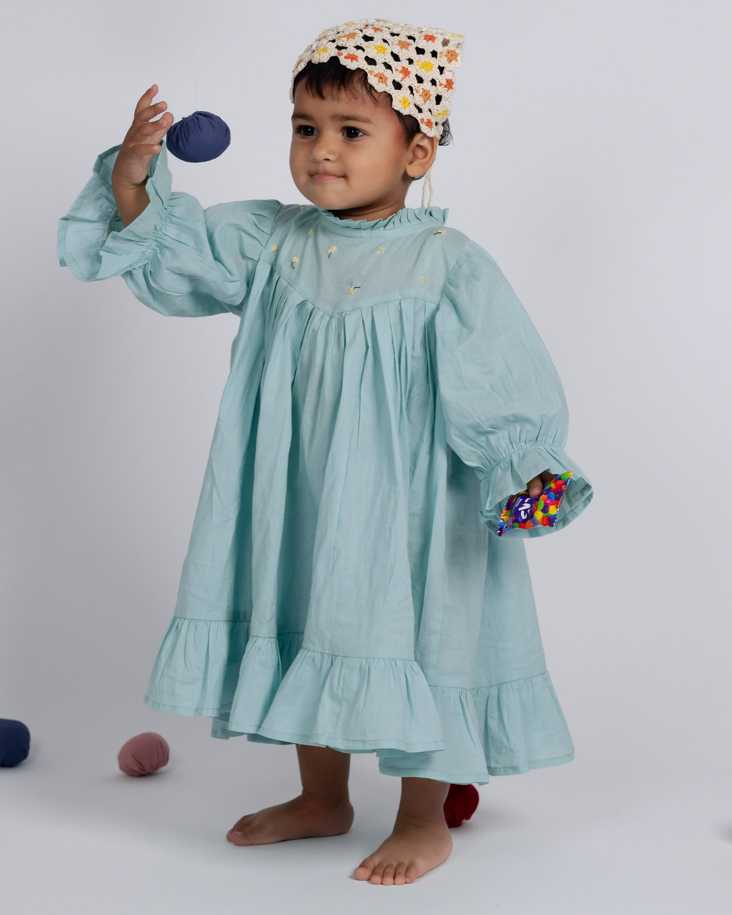 Tilly Dress - Sea Blue