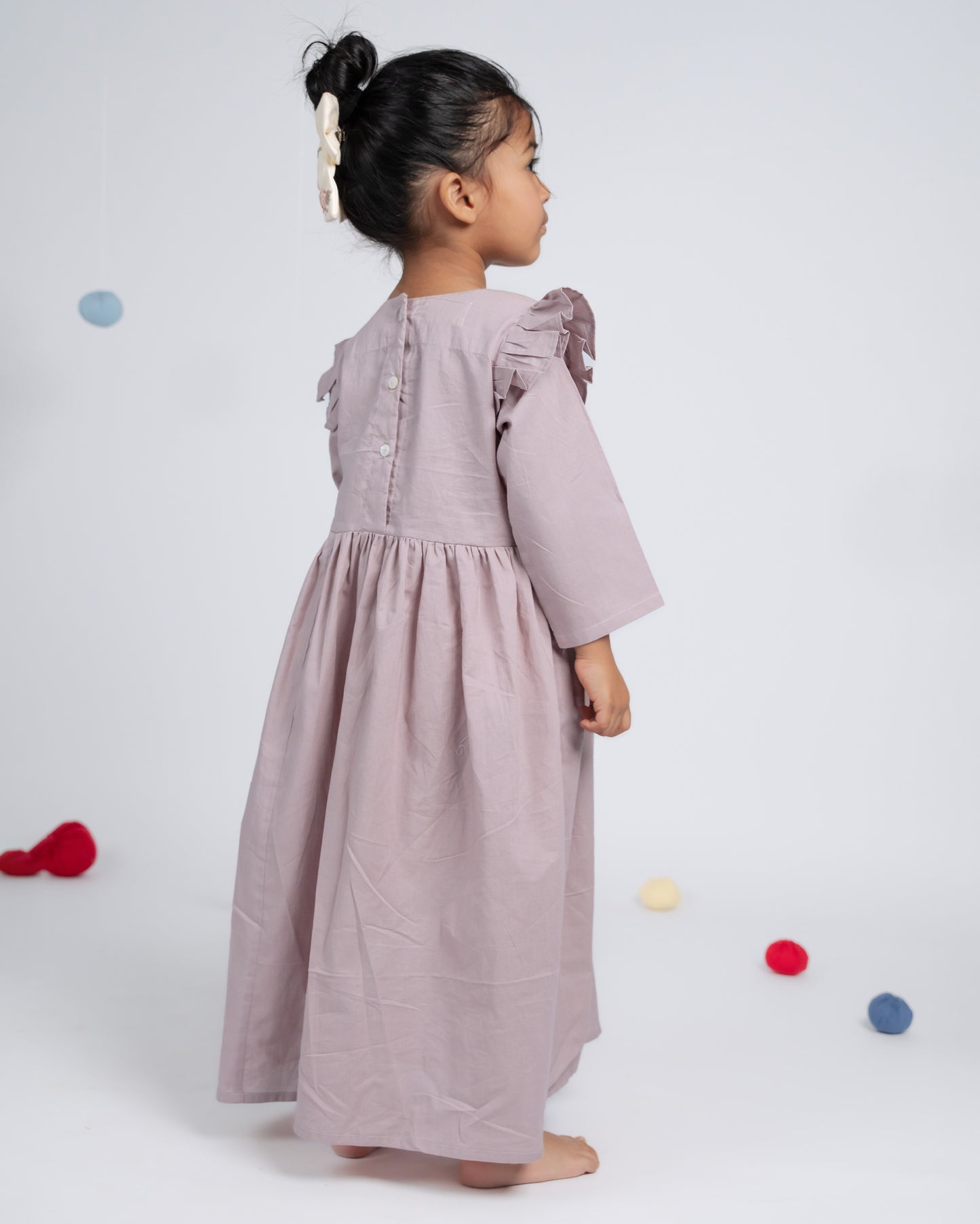 Caramel Cloud Dress - Ash Pink
