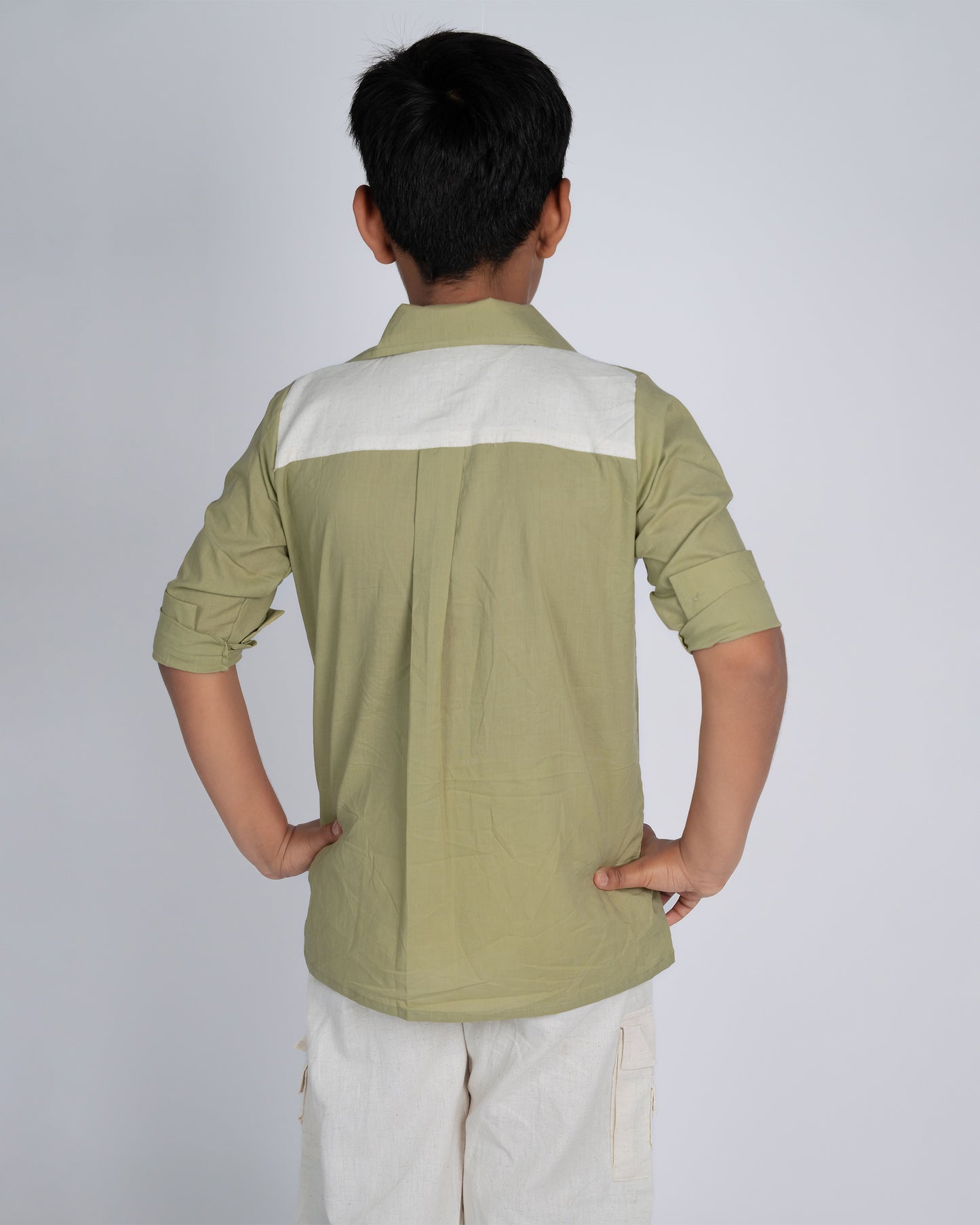 Classic Charm Co-ord Set - Green Beige