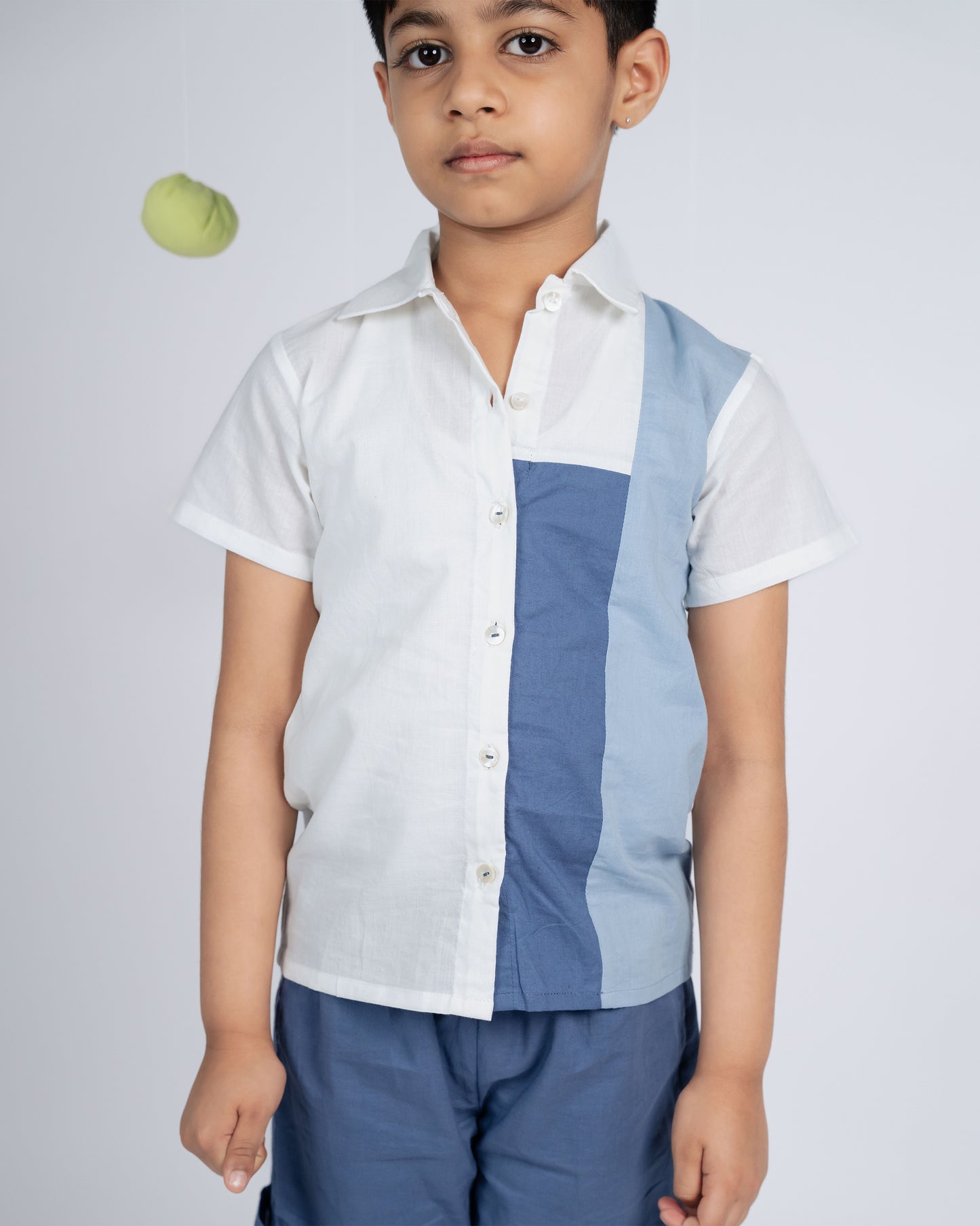 Urban Boy Co-ord Set - Whitw Blue