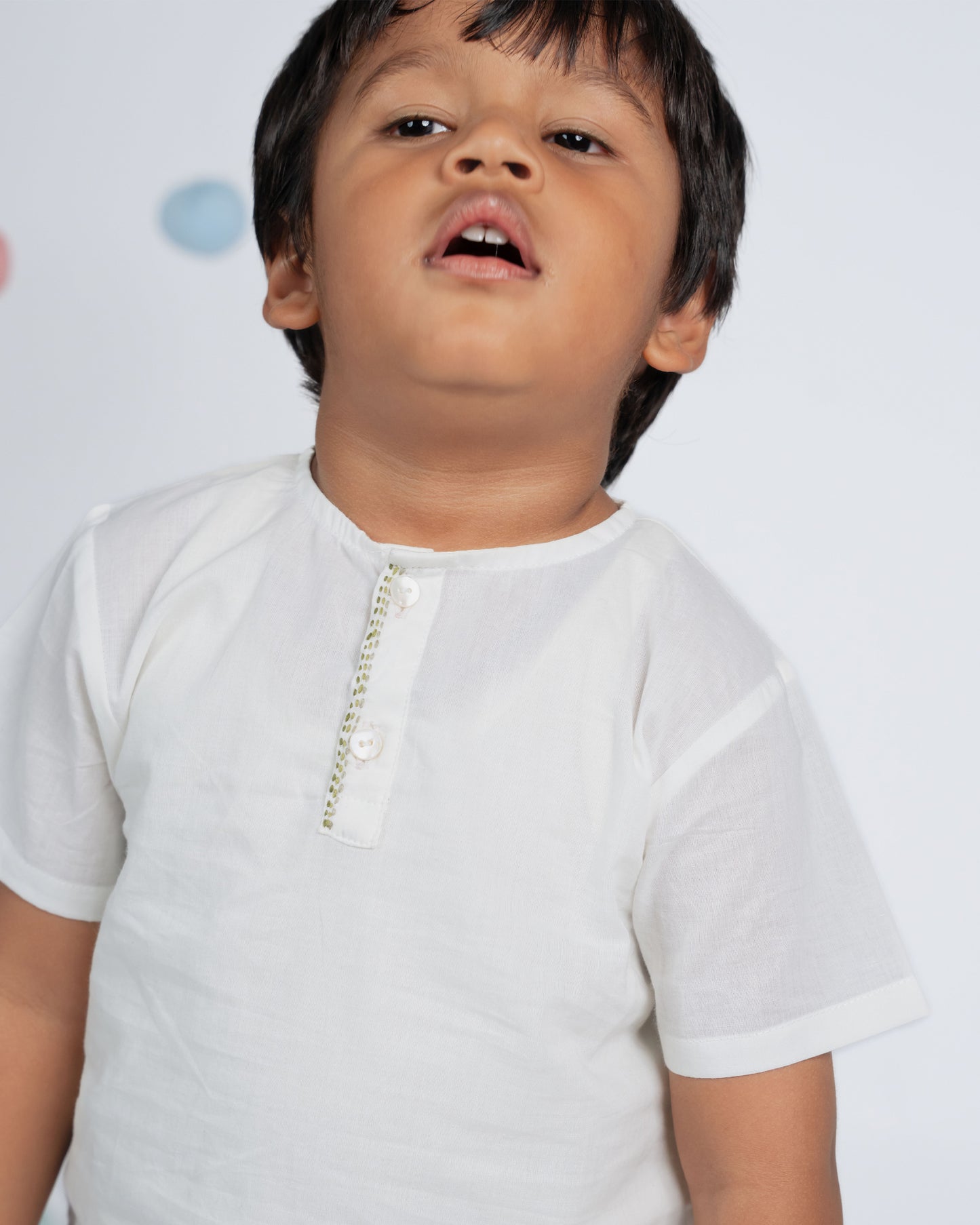 Signature Boy Co-ord Set - White / Green