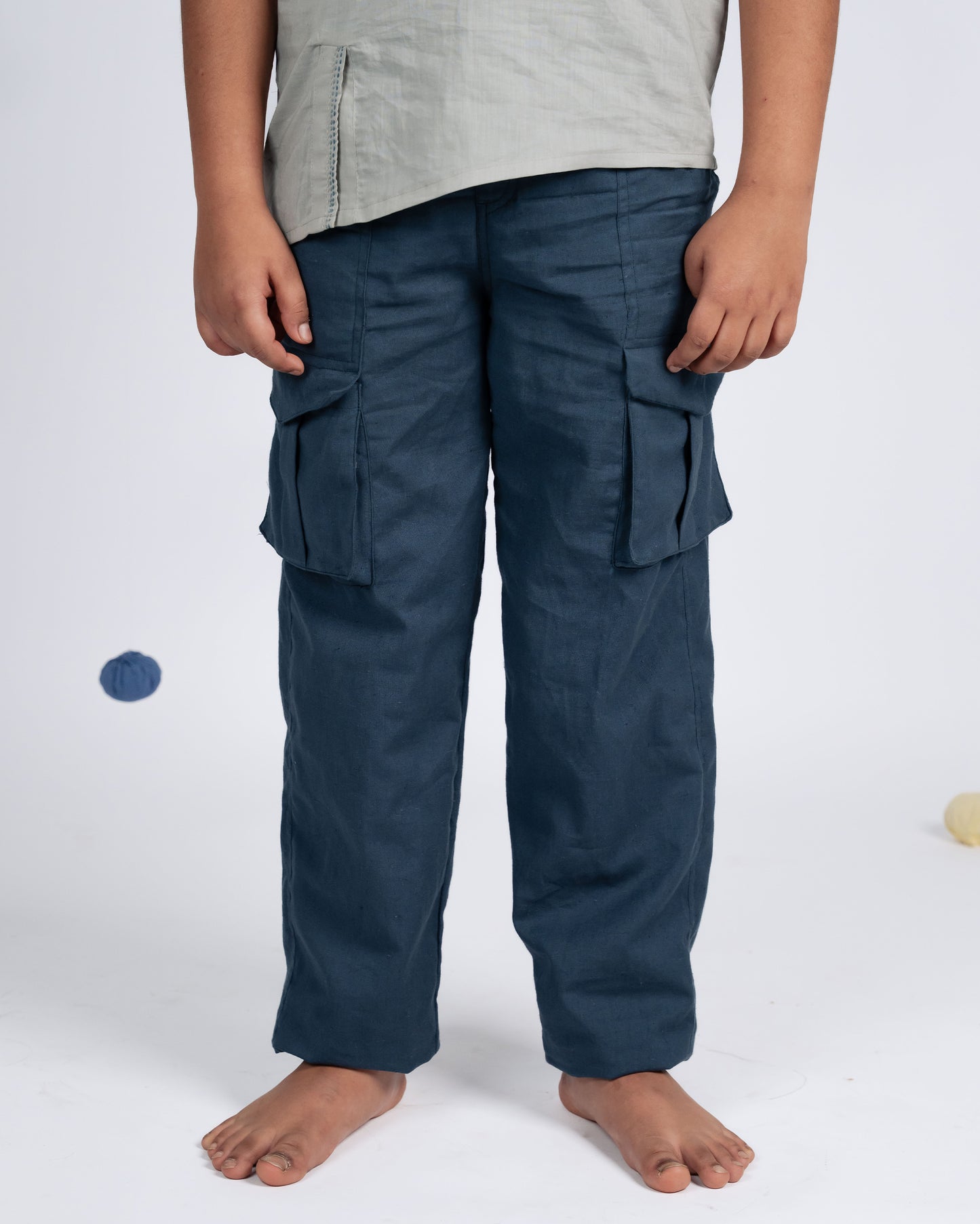 Signature Boy Co-ord Set - Grey Teal Blue