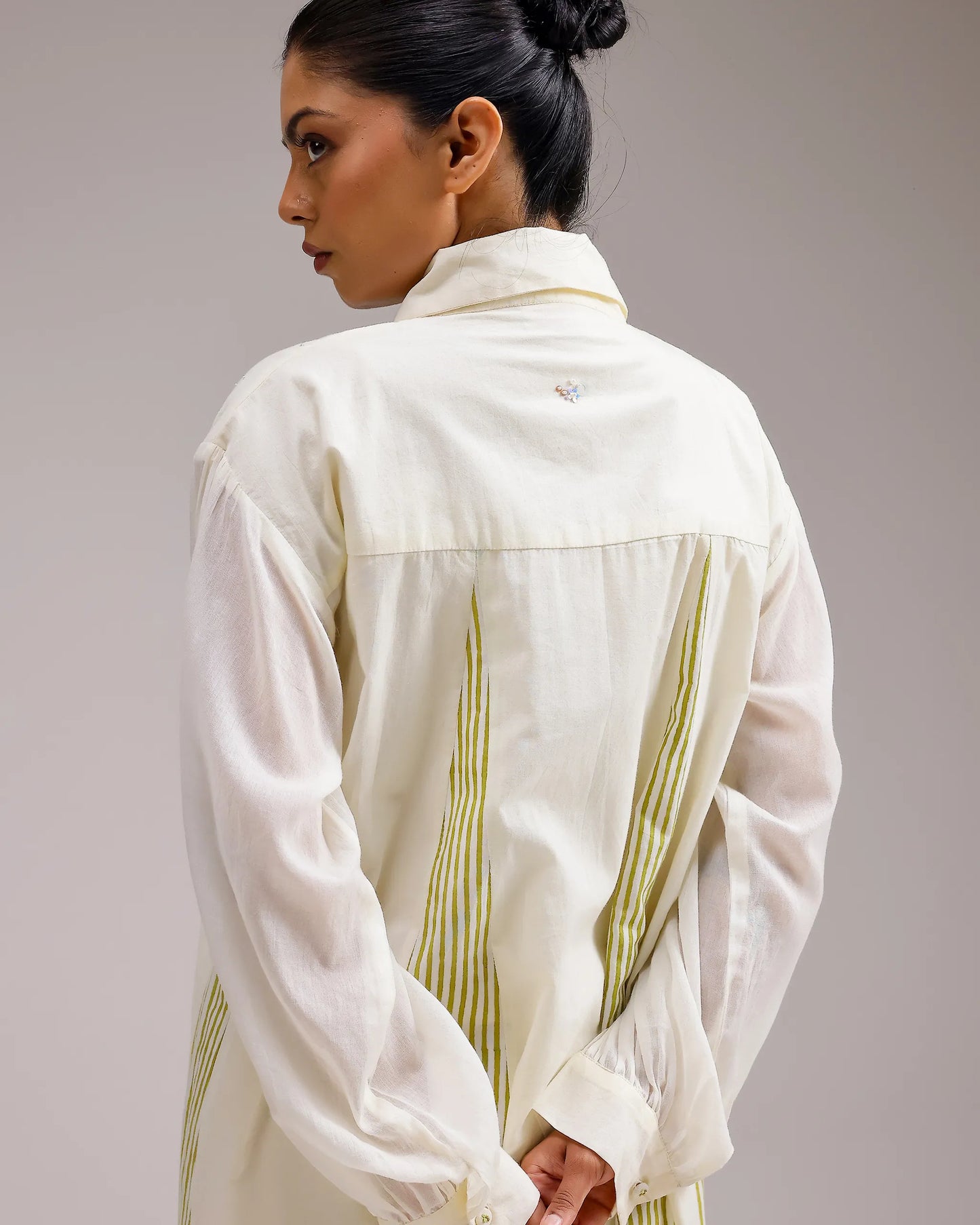 Panel Dress - Beige