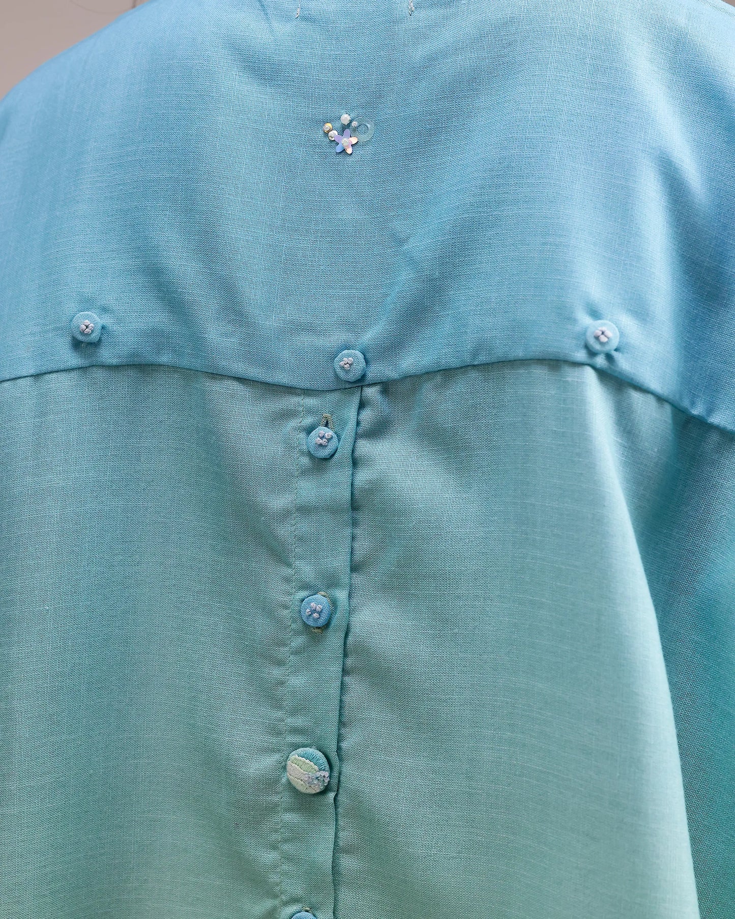 Sea Mist Shirt - Mint Blue Ombre