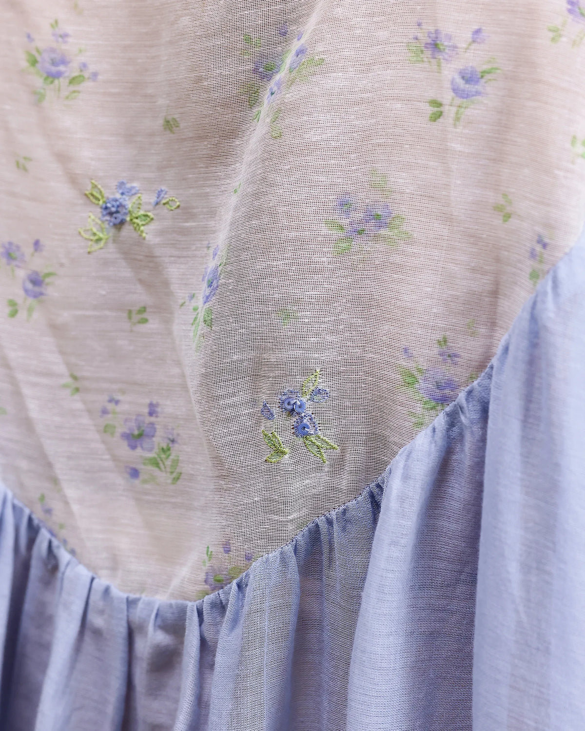 Soft Chanderi Top - Blue
