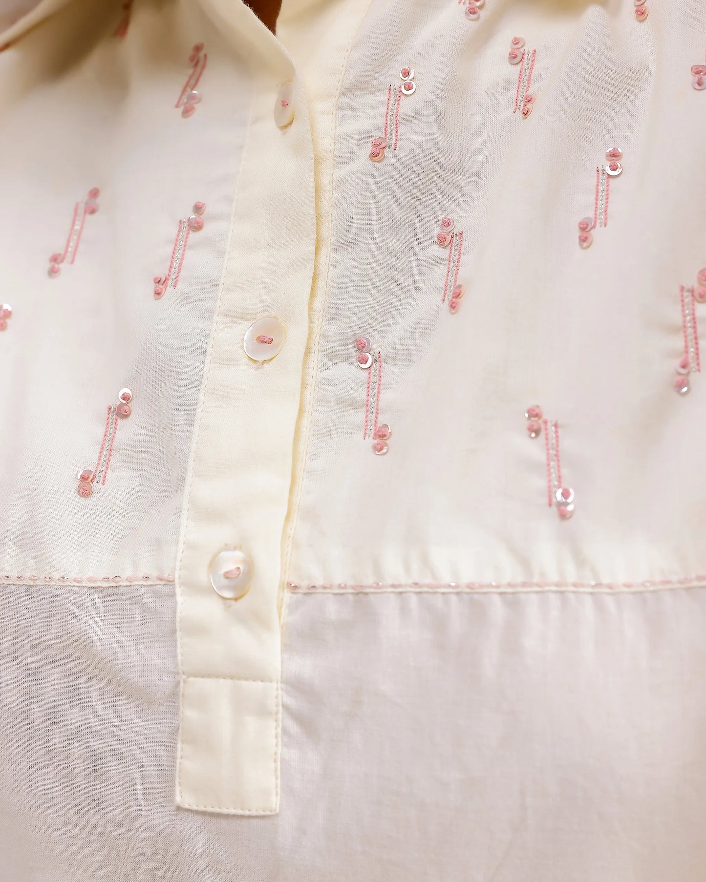 Sheer Top - Beige