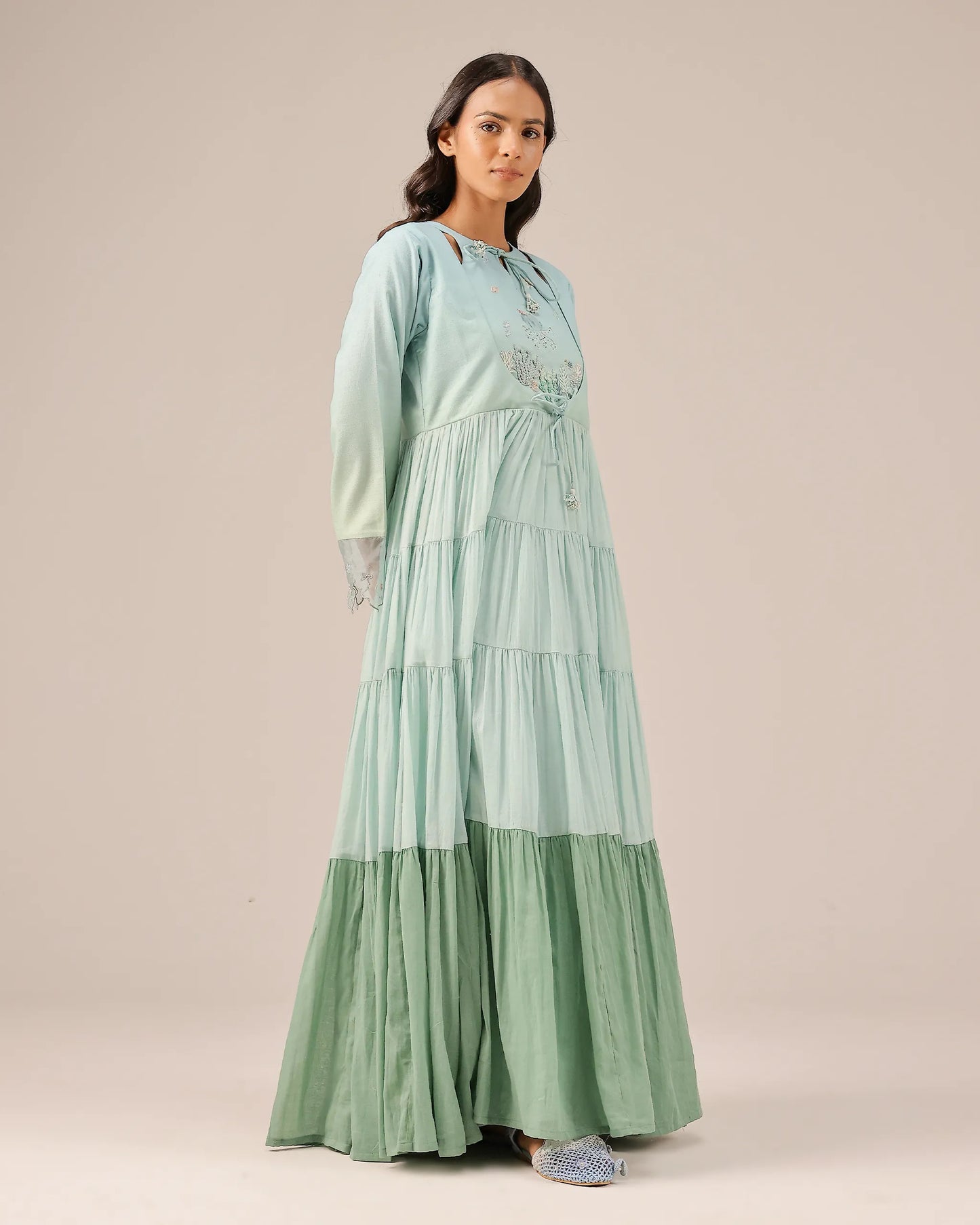 Sea Salt Long Dress - OurDve
