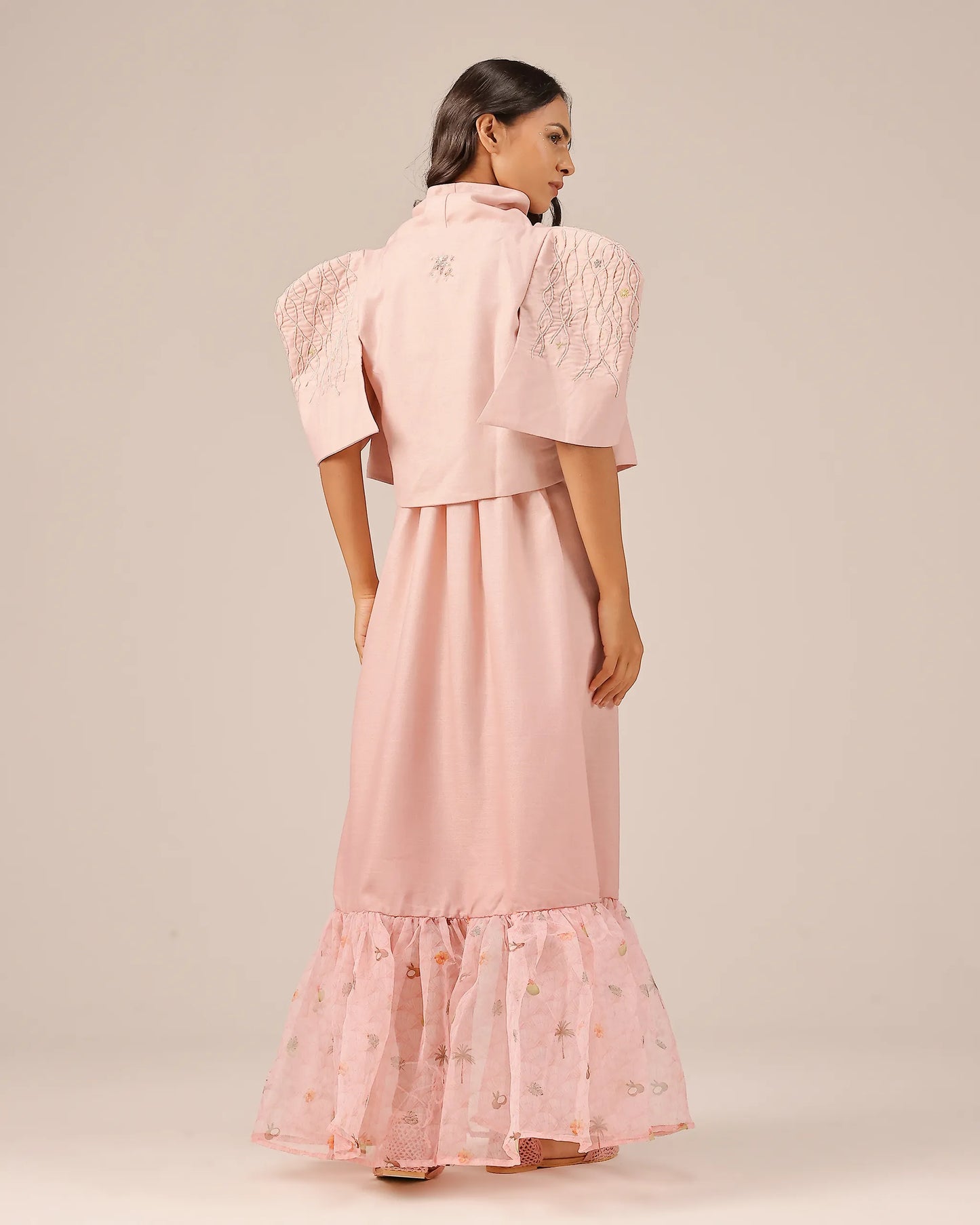 Palm Pop Jacket & Dress (Pink)