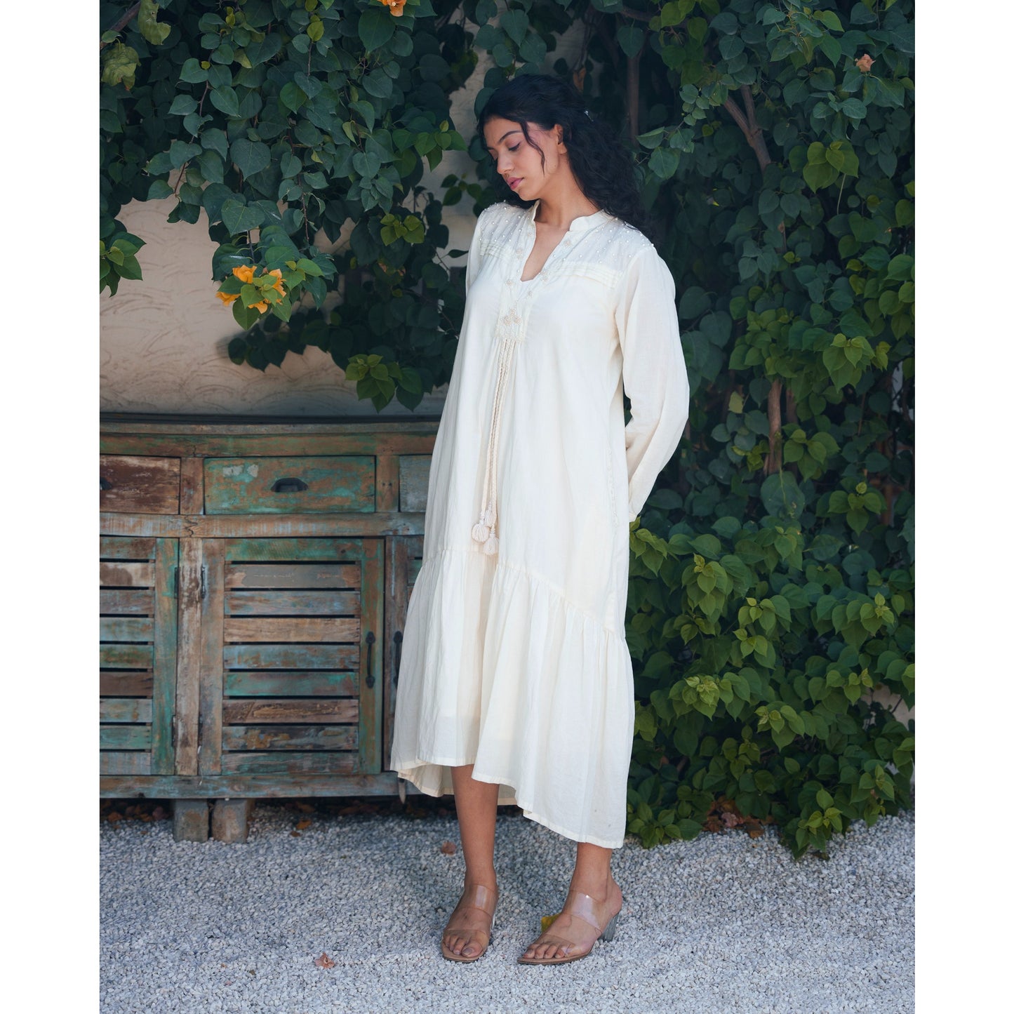 Capsule 1 - Beige Cotton Dress