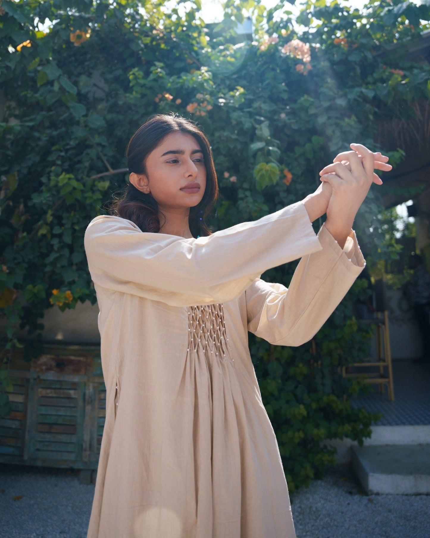 Capsule 2 - Ivory Cotton Dress