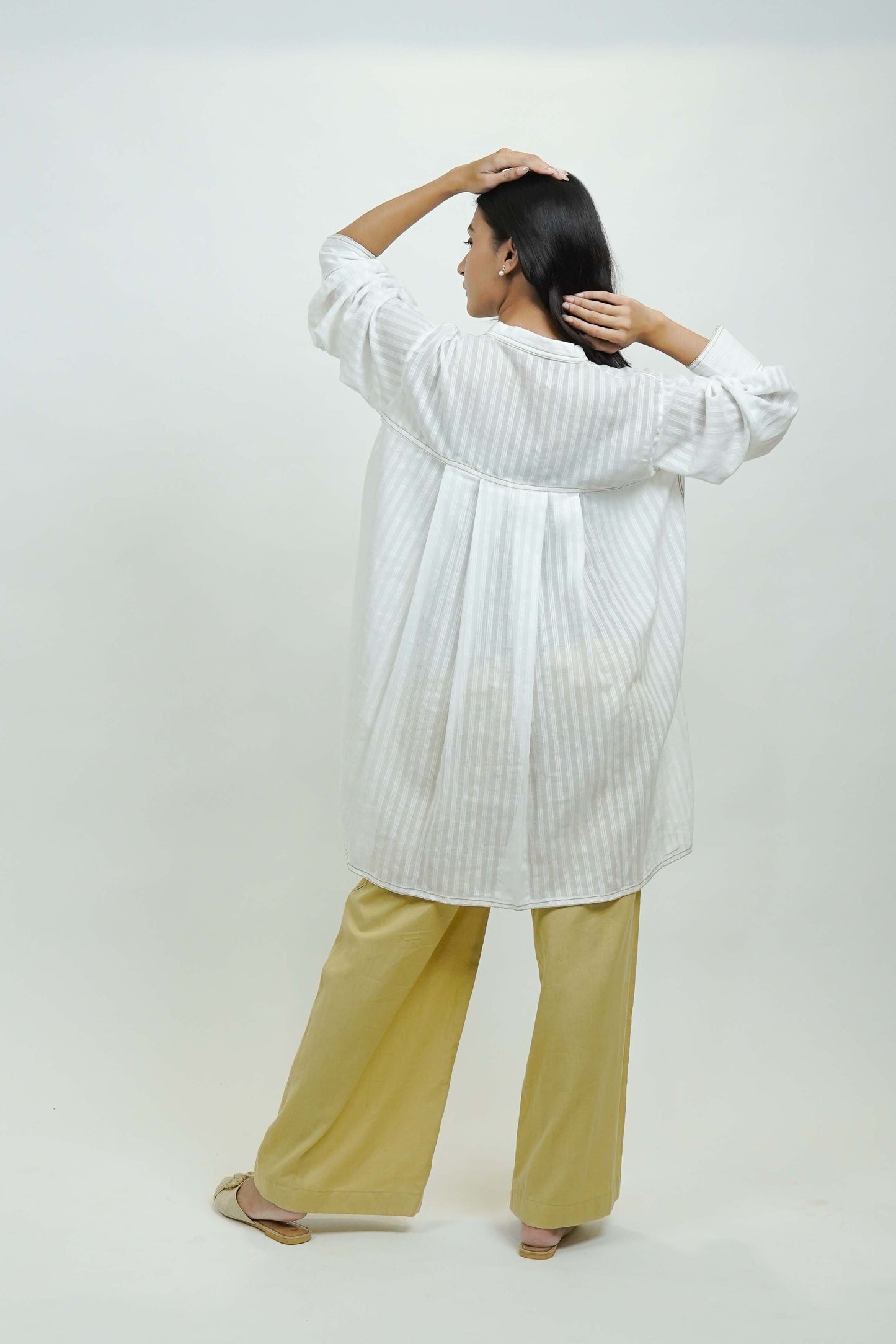 S0019 - White Cotton Shirt - OurDve