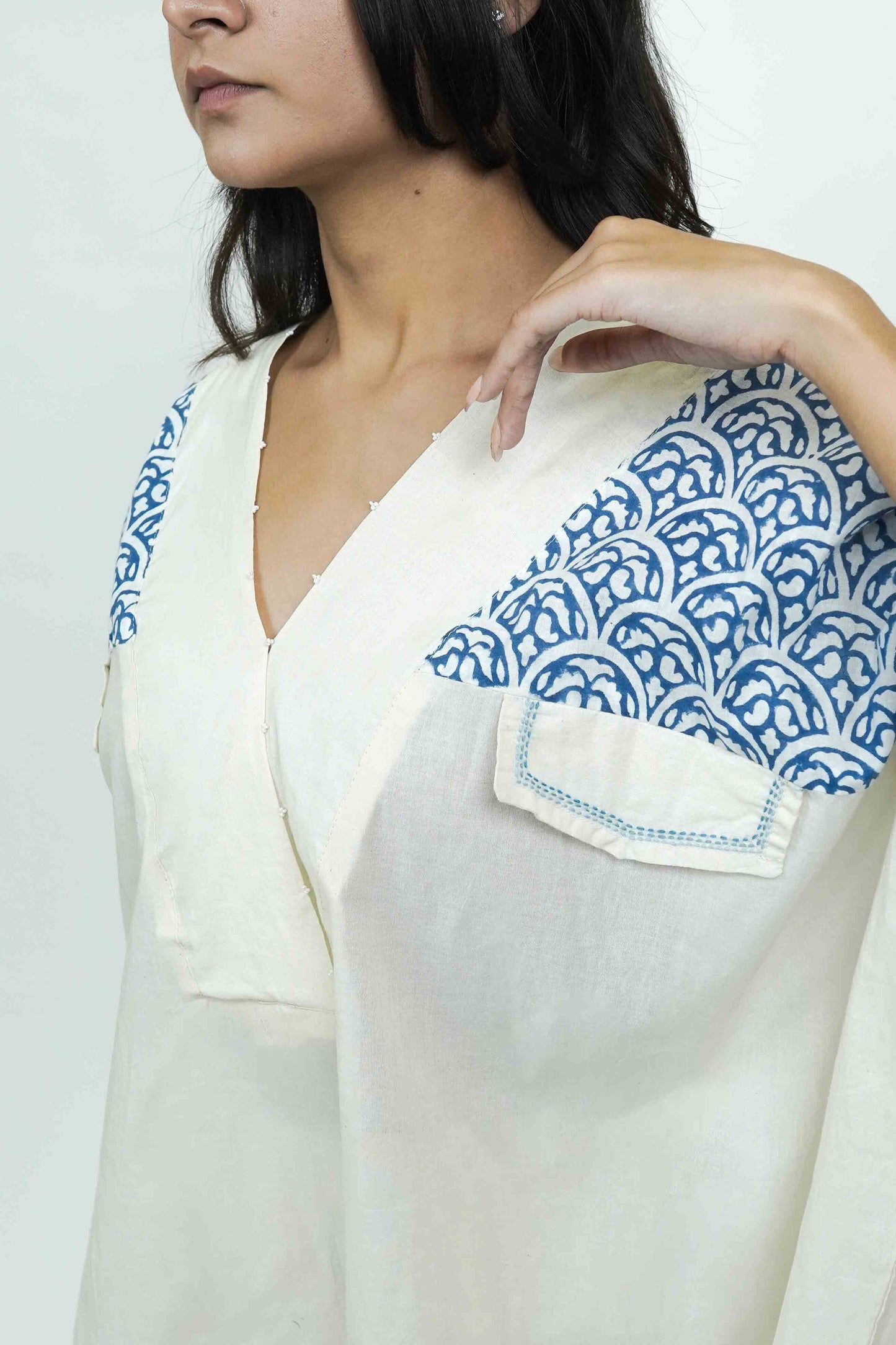 S0020 - White Cotton Top - OurDve