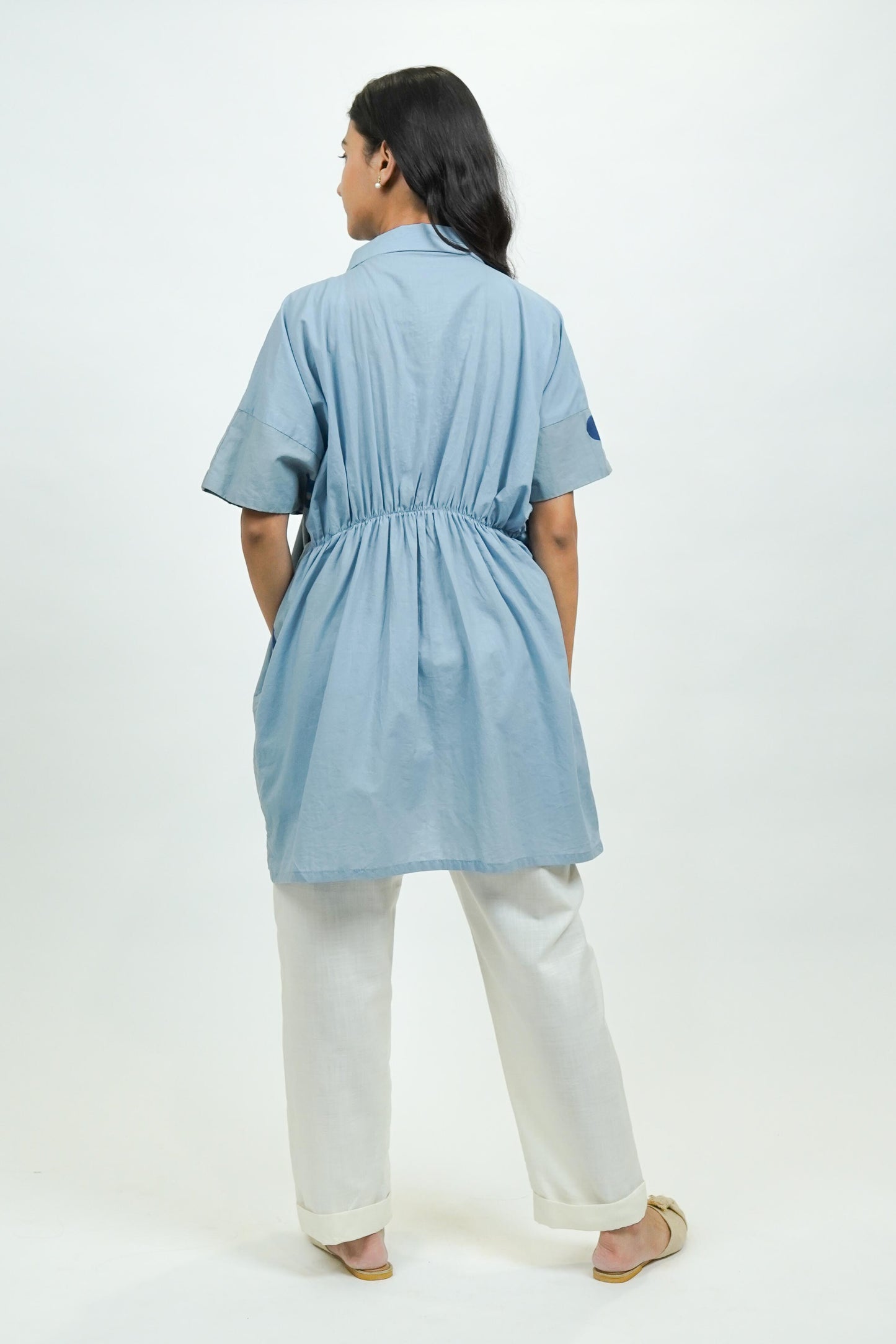 S0024 - Blue Cotton Shirt - OurDve