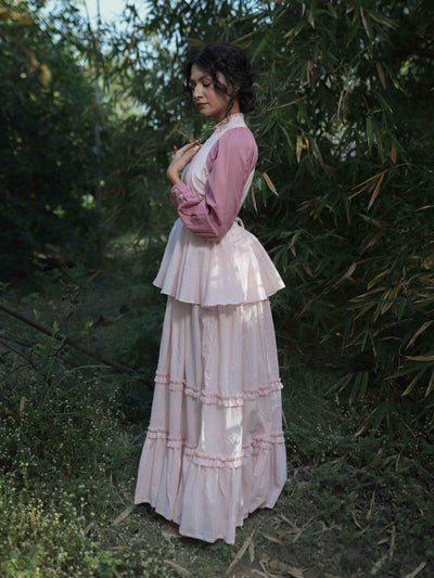 Zuphlas Dress - Pink Cotton - OurDve