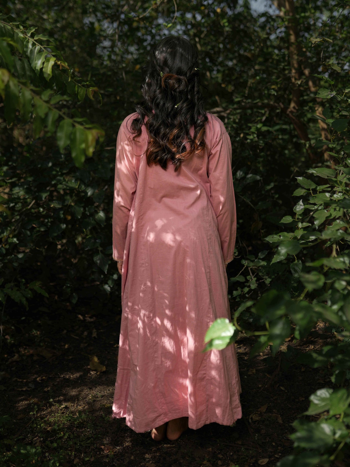 Gabriel Dress - Pink Cotton - OurDve