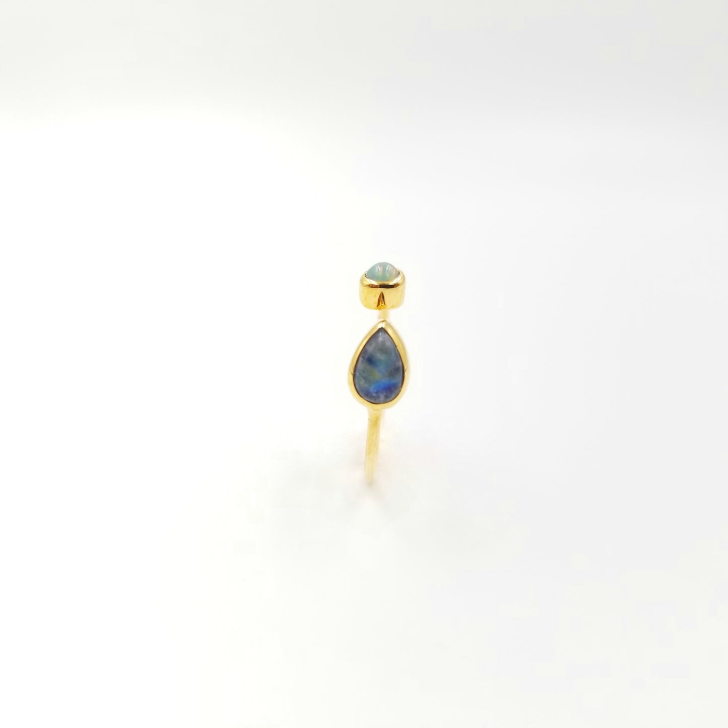 Opal and Moonstone Ring - OurDve