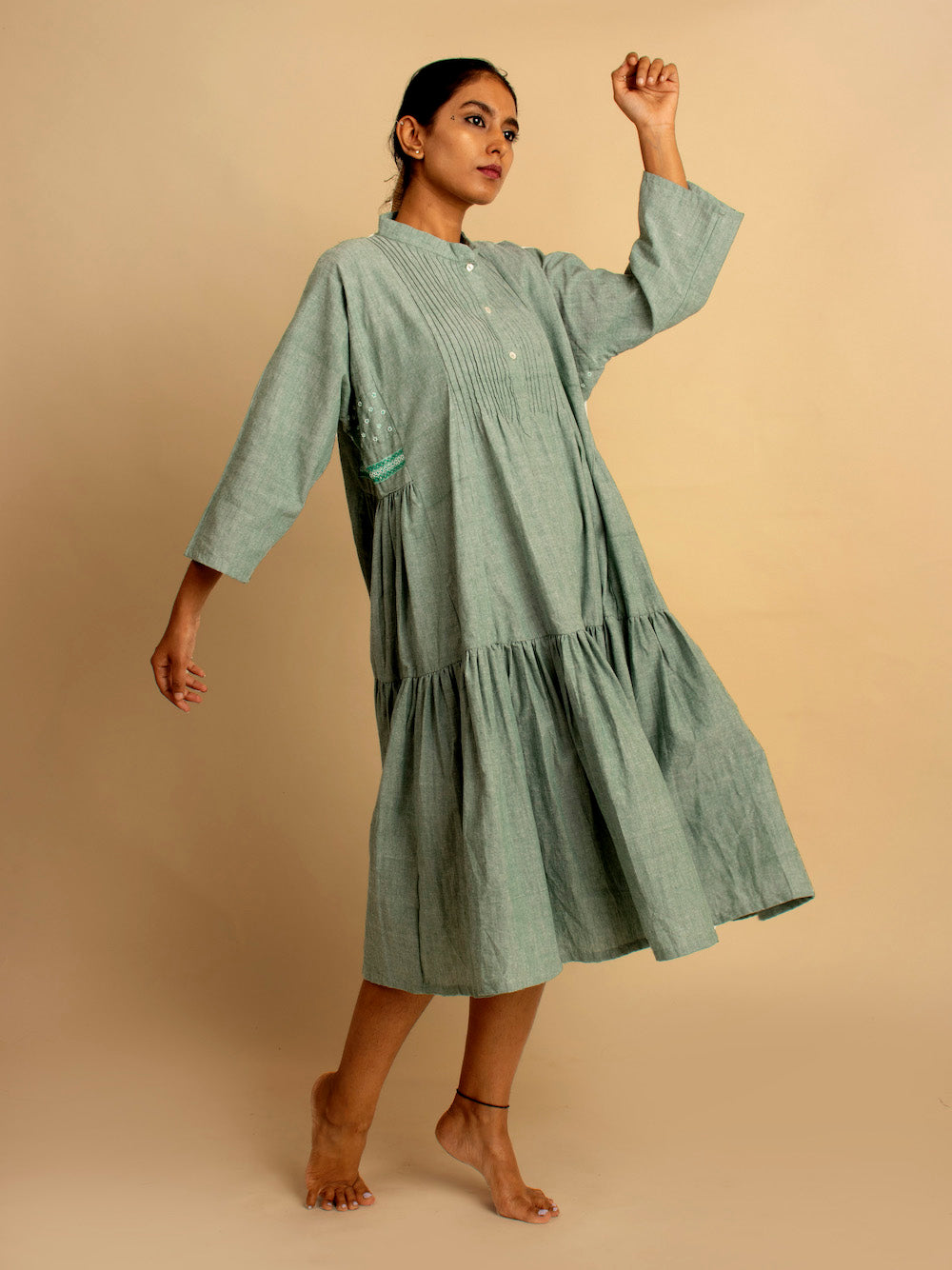 Bawa Dress - Green - OurDve