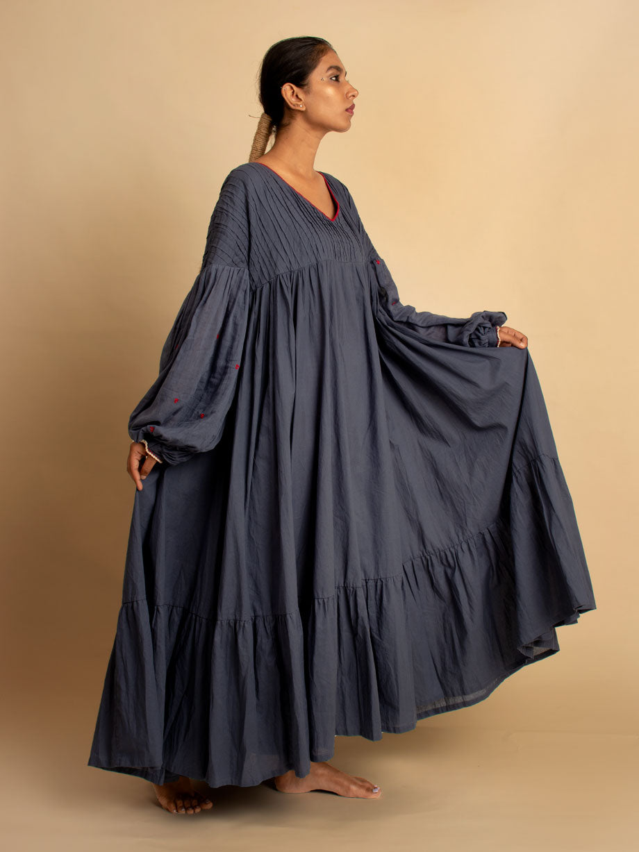 Rayka Dress - Blue - OurDve