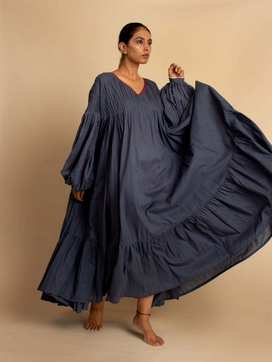 Rayka Dress - Blue - OurDve