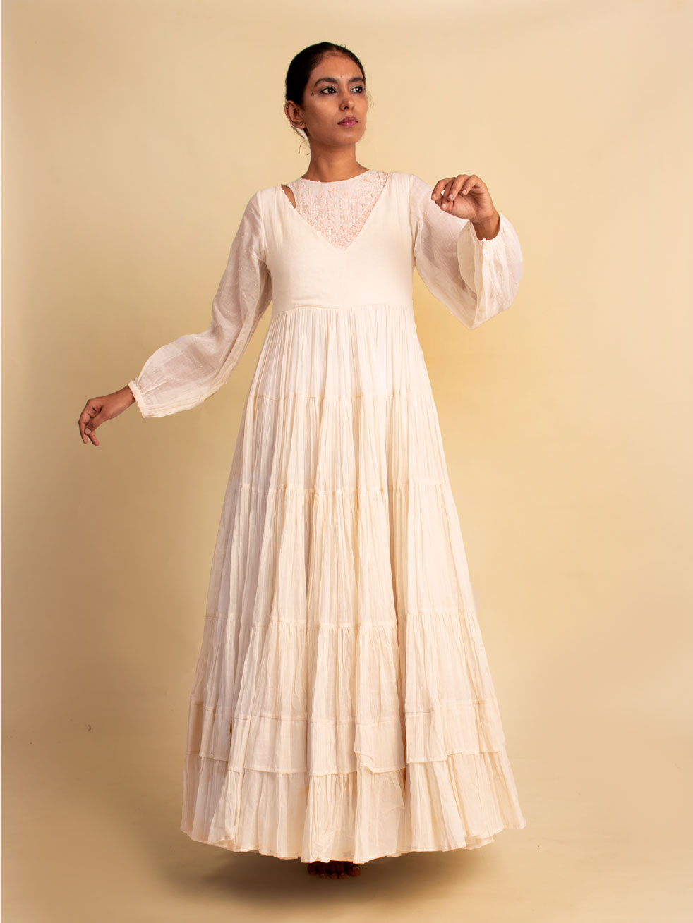 Maldi Dress - Beige - OurDve