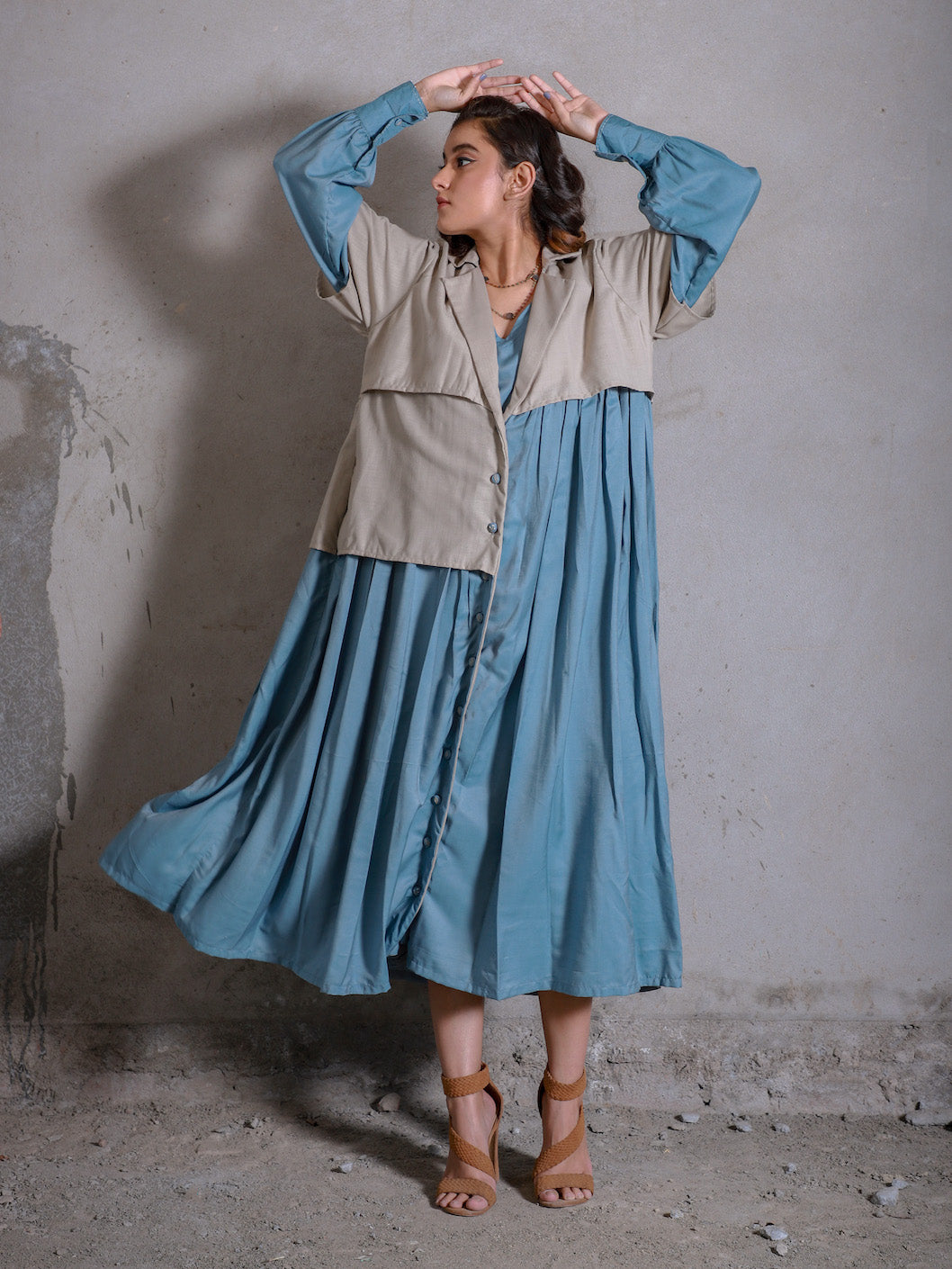 Ira Trench Jacket - Cotton Mul - OurDve