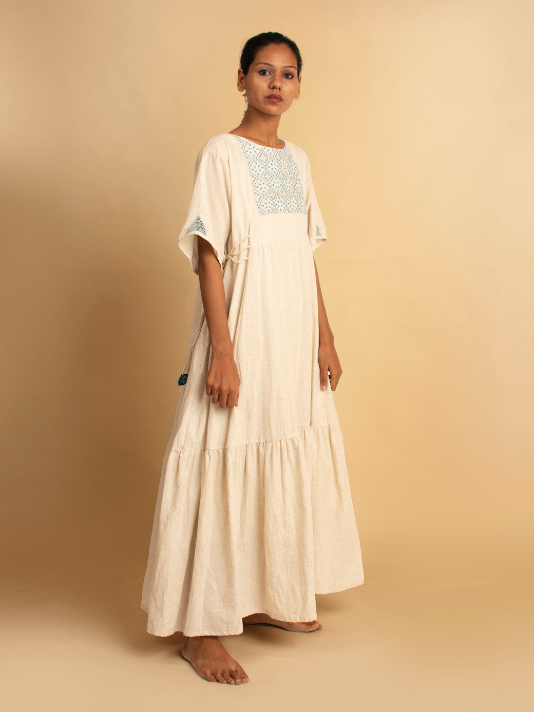 Kaira Dress - Beige - OurDve